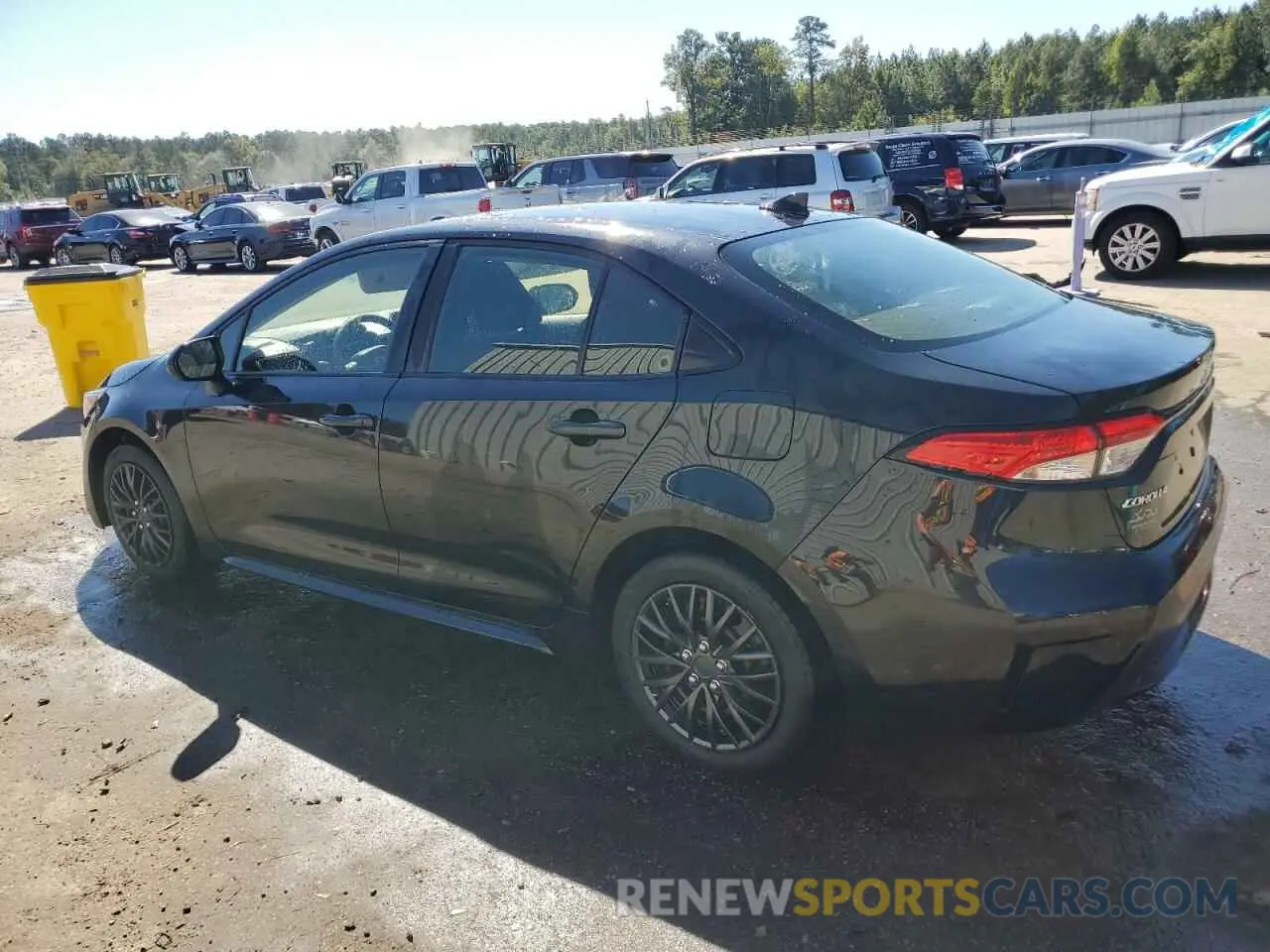 2 Photograph of a damaged car JTDEPRAE3LJ115657 TOYOTA COROLLA 2020