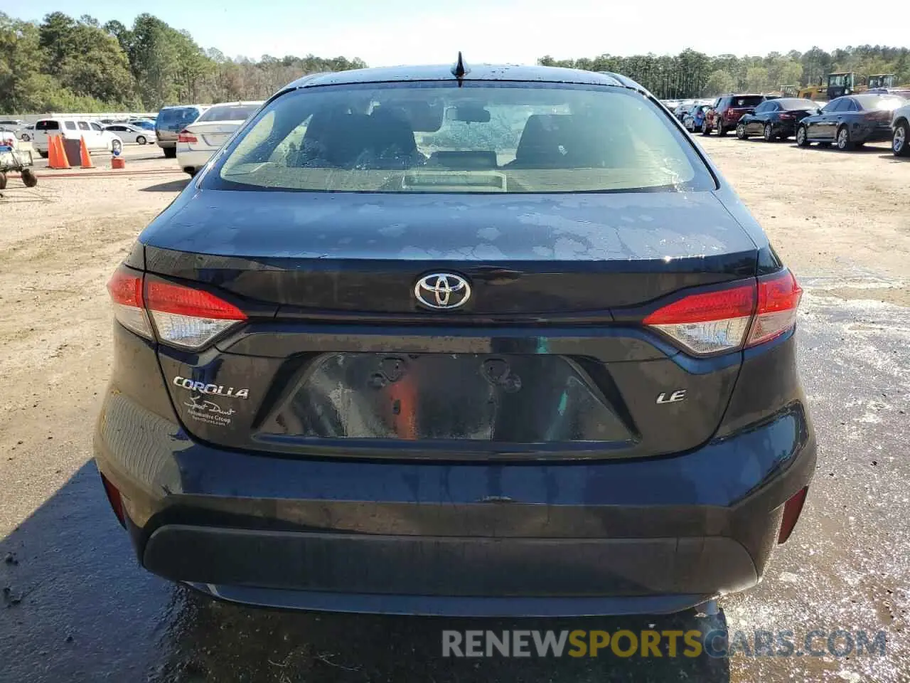 6 Photograph of a damaged car JTDEPRAE3LJ115657 TOYOTA COROLLA 2020