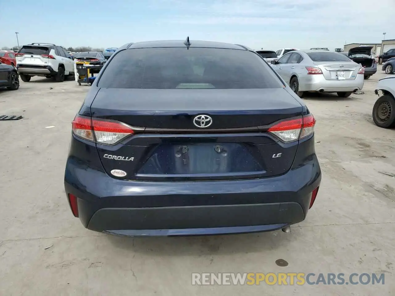 6 Photograph of a damaged car JTDEPRAE3LJ115755 TOYOTA COROLLA 2020