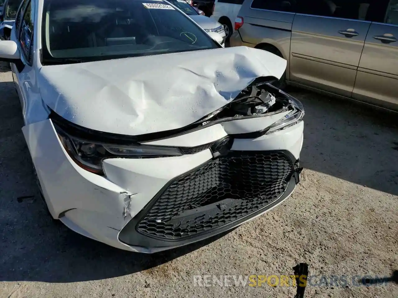 9 Photograph of a damaged car JTDEPRAE3LJ116002 TOYOTA COROLLA 2020