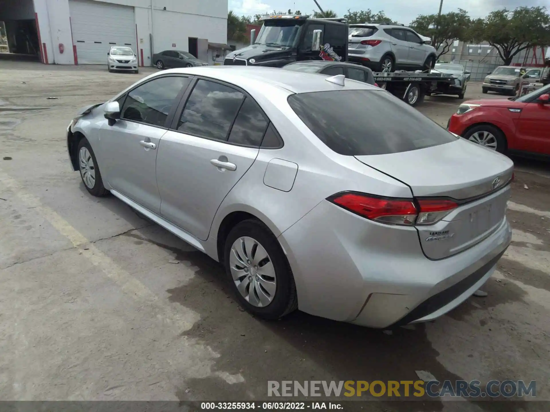 3 Photograph of a damaged car JTDEPRAE4LJ003482 TOYOTA COROLLA 2020