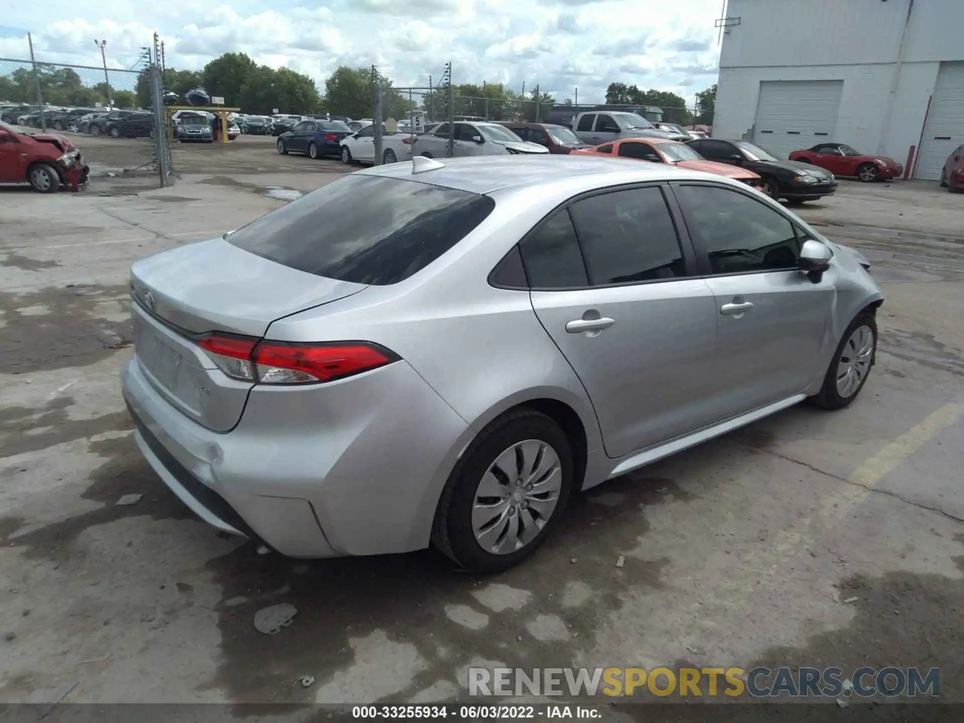 4 Photograph of a damaged car JTDEPRAE4LJ003482 TOYOTA COROLLA 2020