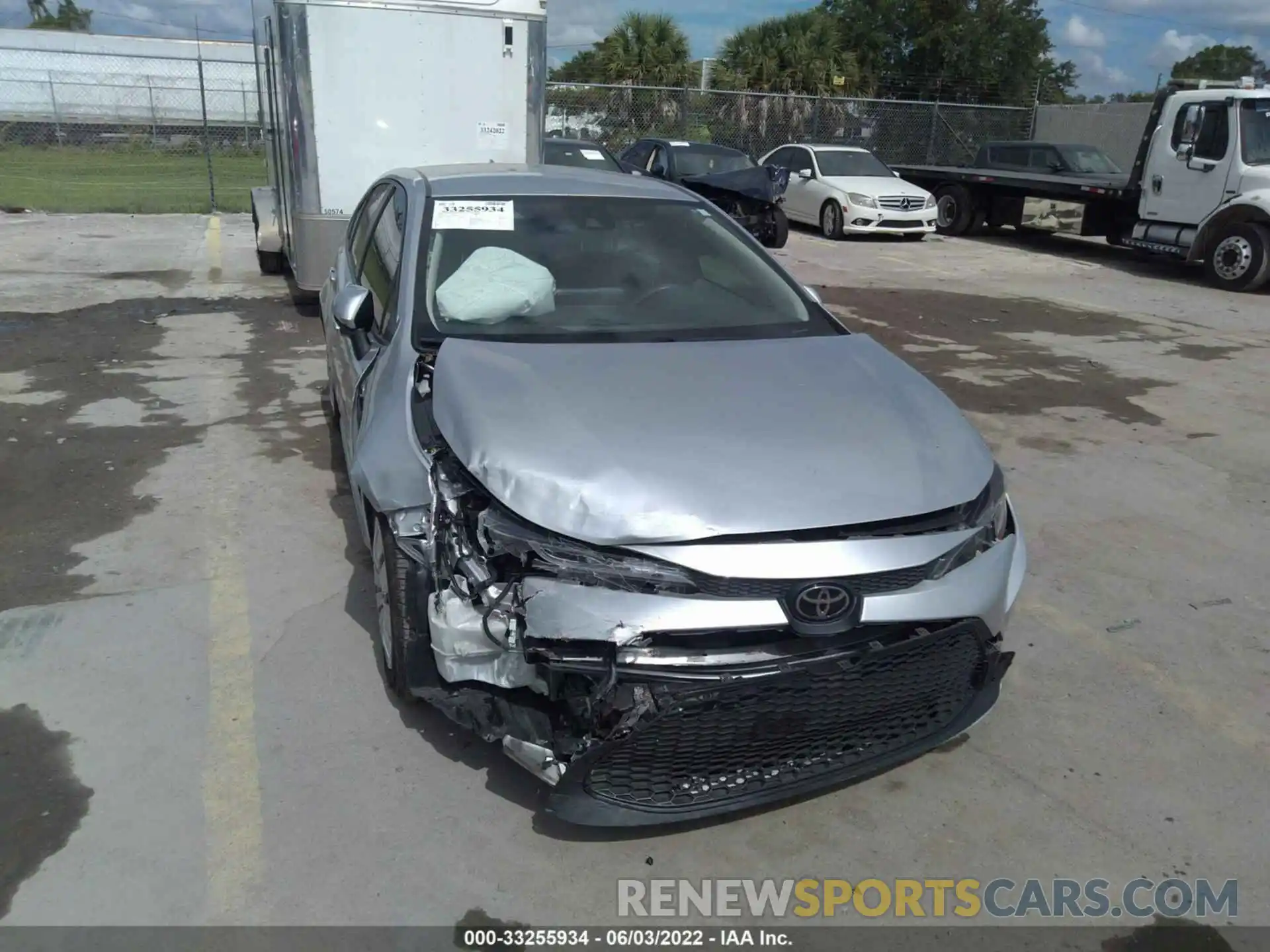 6 Photograph of a damaged car JTDEPRAE4LJ003482 TOYOTA COROLLA 2020