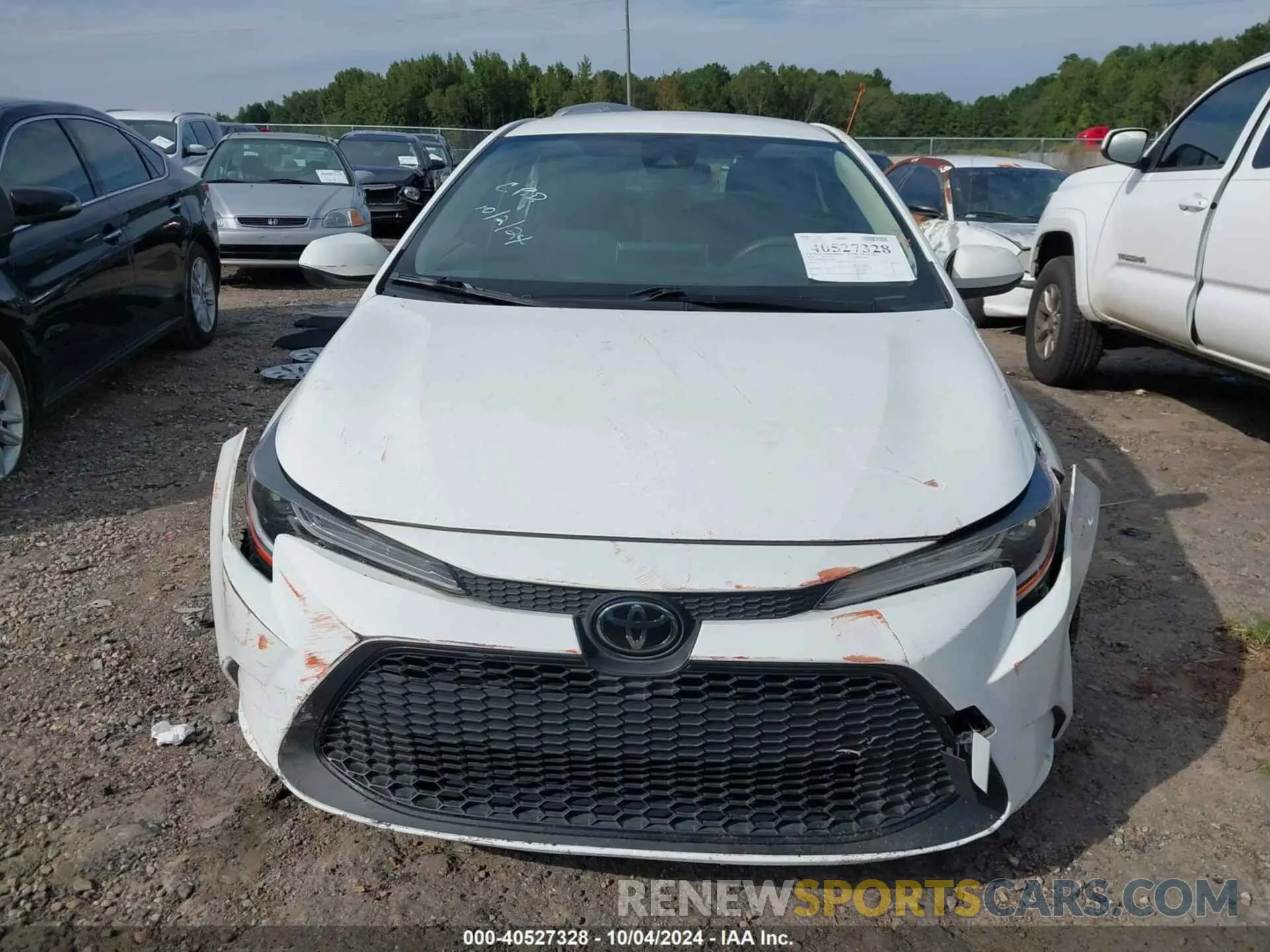 12 Photograph of a damaged car JTDEPRAE4LJ003921 TOYOTA COROLLA 2020