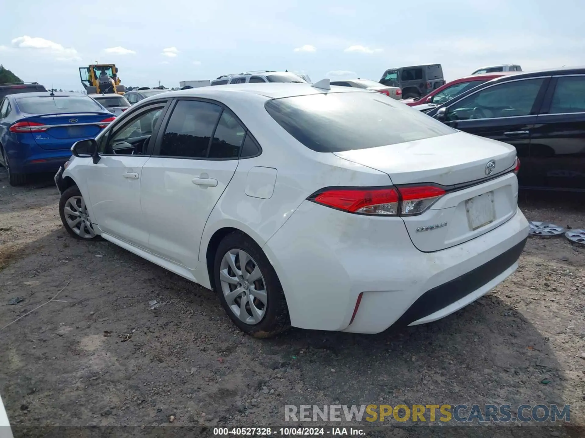3 Photograph of a damaged car JTDEPRAE4LJ003921 TOYOTA COROLLA 2020