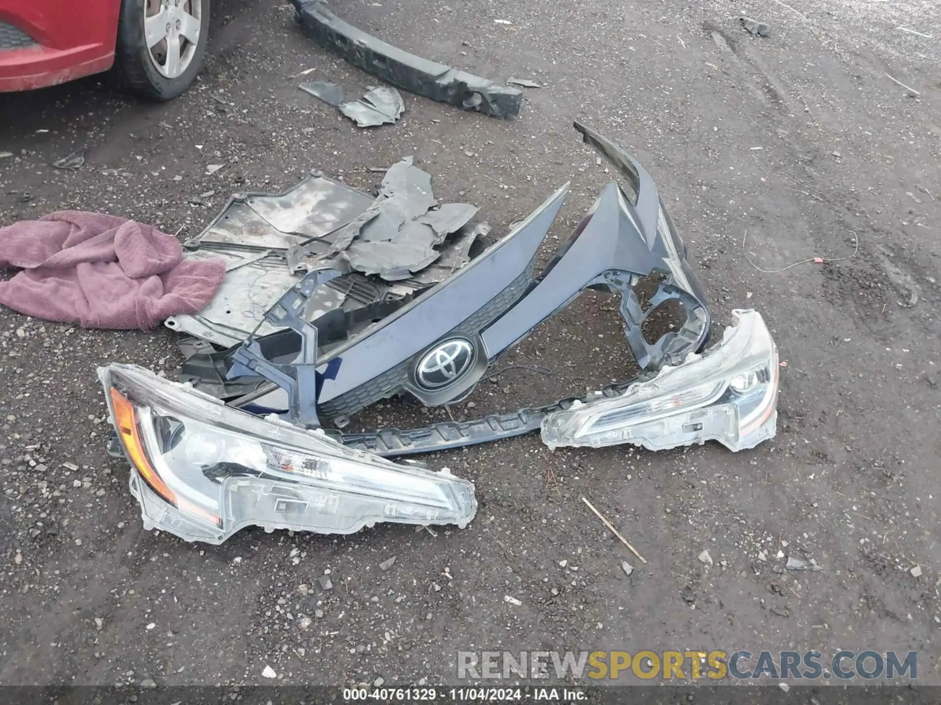 12 Photograph of a damaged car JTDEPRAE4LJ005166 TOYOTA COROLLA 2020