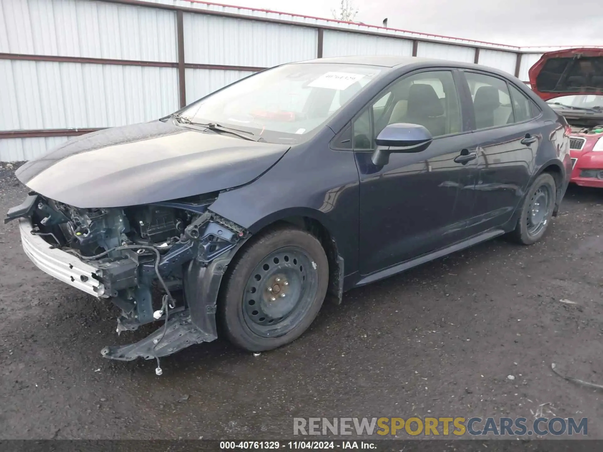 2 Photograph of a damaged car JTDEPRAE4LJ005166 TOYOTA COROLLA 2020