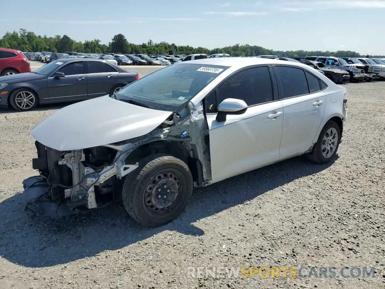 1 Photograph of a damaged car JTDEPRAE4LJ005796 TOYOTA COROLLA 2020
