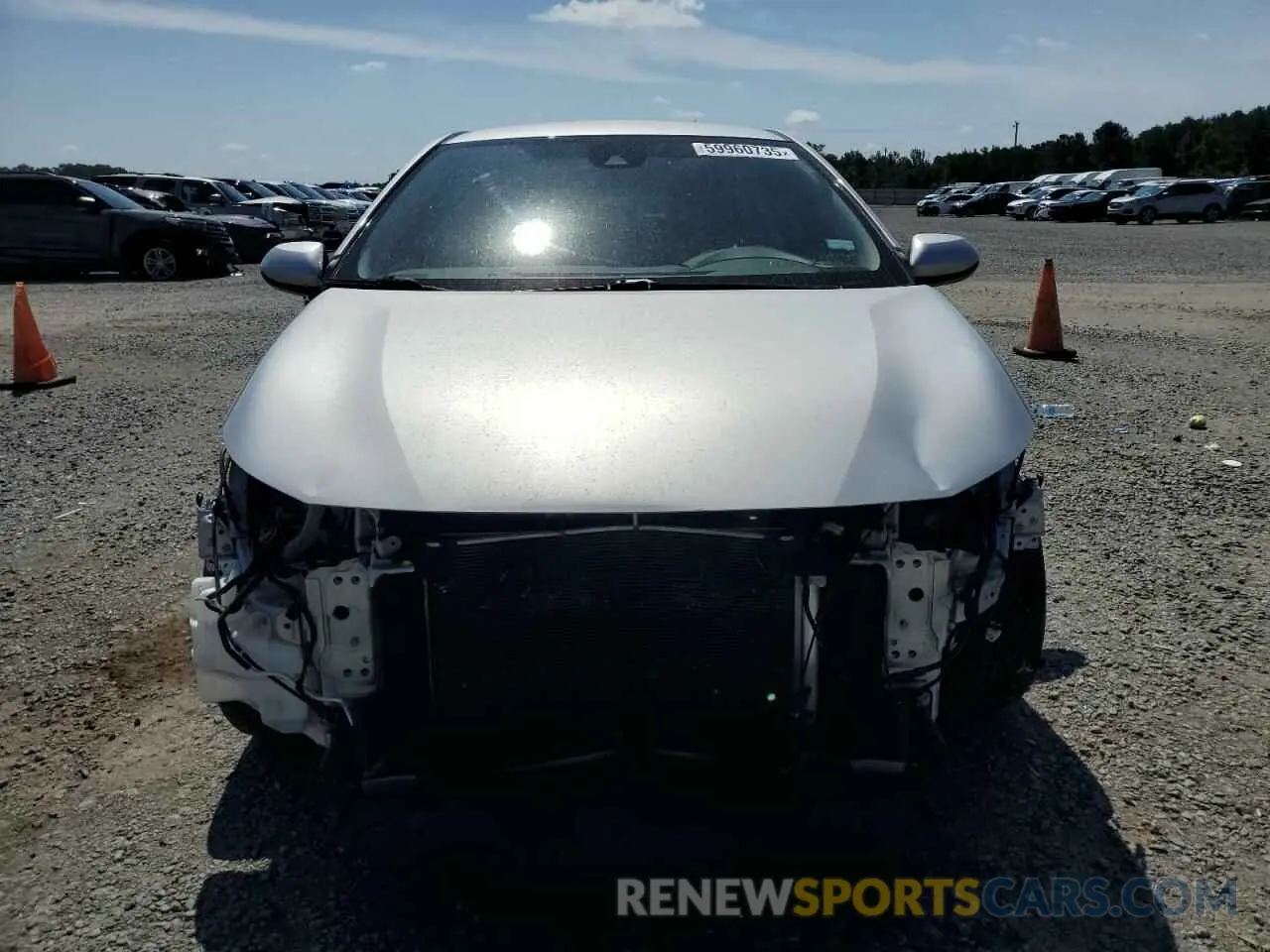 5 Photograph of a damaged car JTDEPRAE4LJ005796 TOYOTA COROLLA 2020