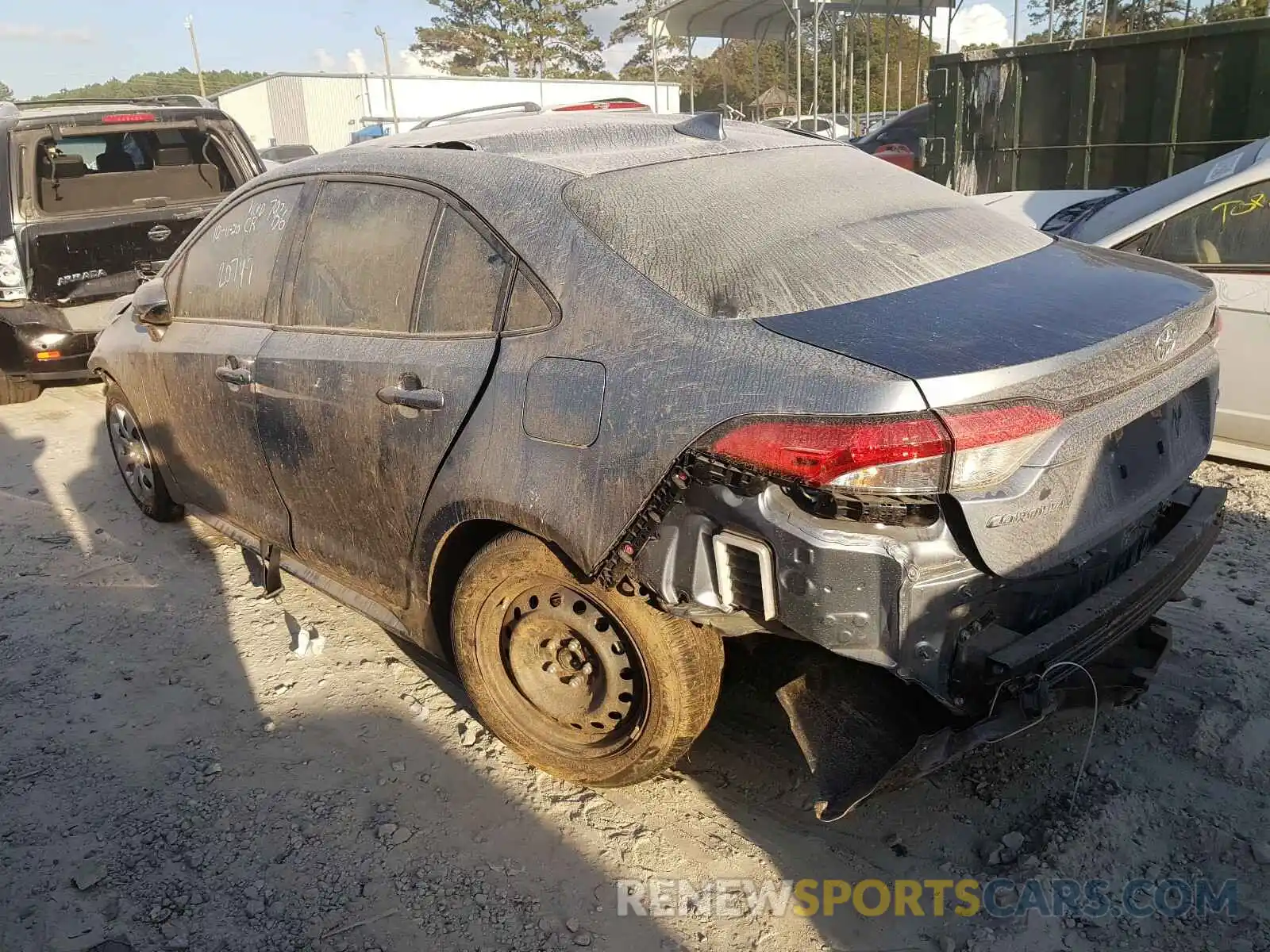 3 Photograph of a damaged car JTDEPRAE4LJ007936 TOYOTA COROLLA 2020