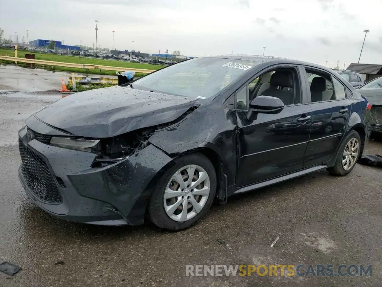 1 Photograph of a damaged car JTDEPRAE4LJ011470 TOYOTA COROLLA 2020