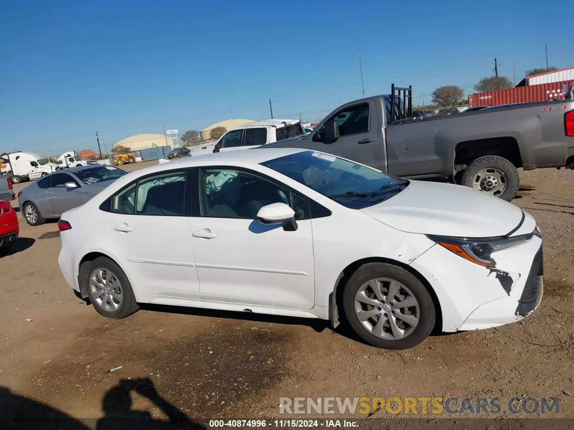 13 Photograph of a damaged car JTDEPRAE4LJ012053 TOYOTA COROLLA 2020