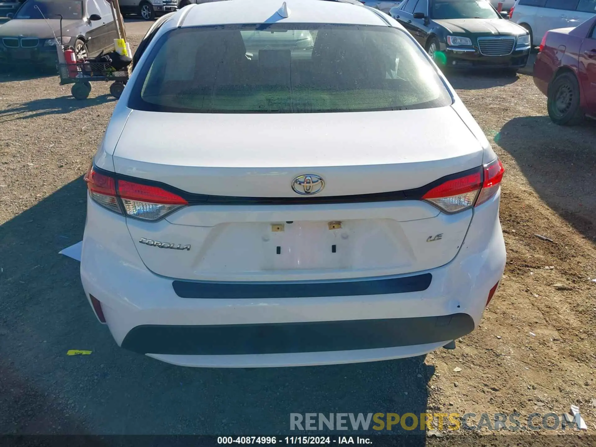 16 Photograph of a damaged car JTDEPRAE4LJ012053 TOYOTA COROLLA 2020