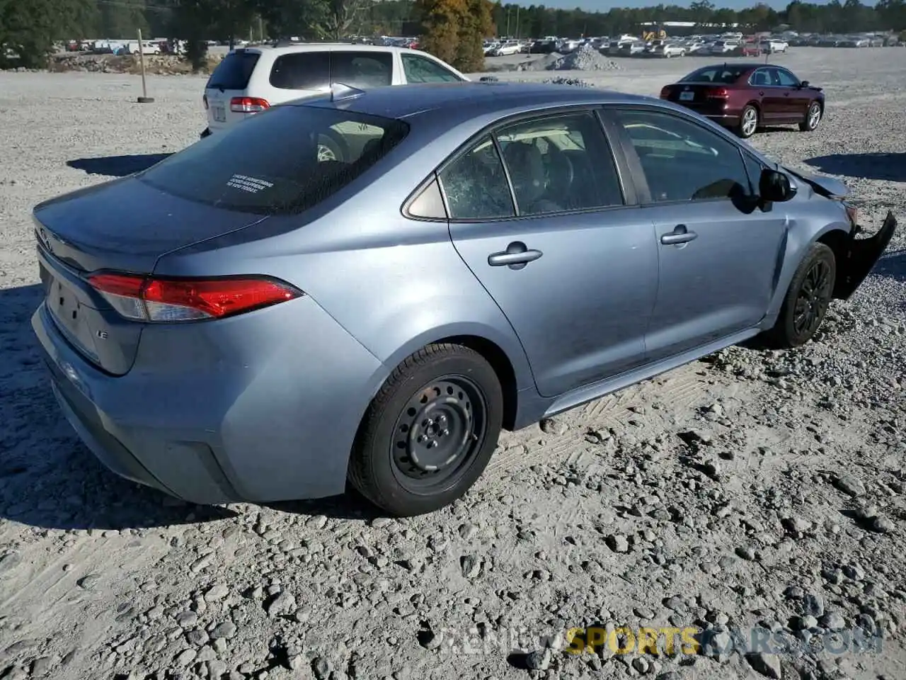 4 Photograph of a damaged car JTDEPRAE4LJ022839 TOYOTA COROLLA 2020