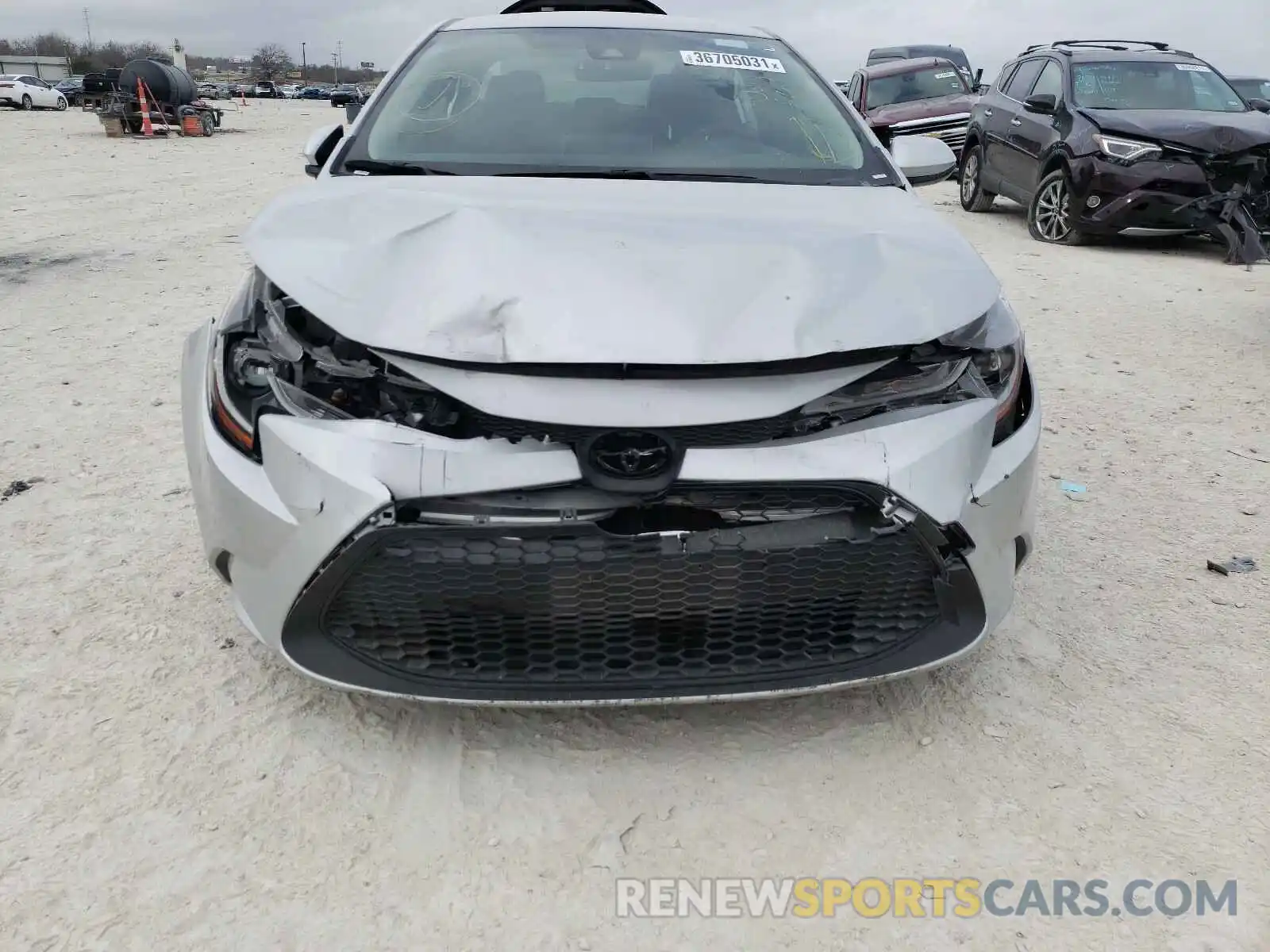 9 Photograph of a damaged car JTDEPRAE4LJ023666 TOYOTA COROLLA 2020