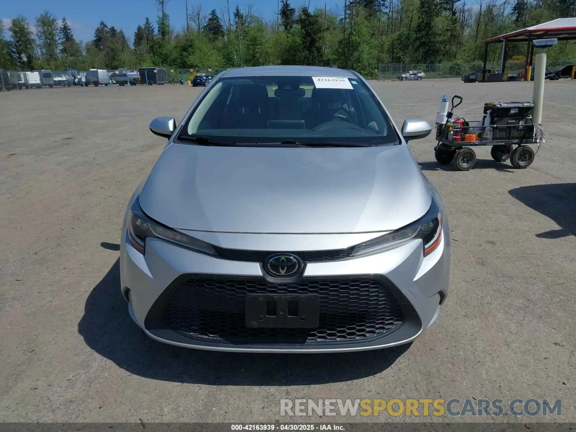 12 Photograph of a damaged car JTDEPRAE4LJ024042 TOYOTA COROLLA 2020
