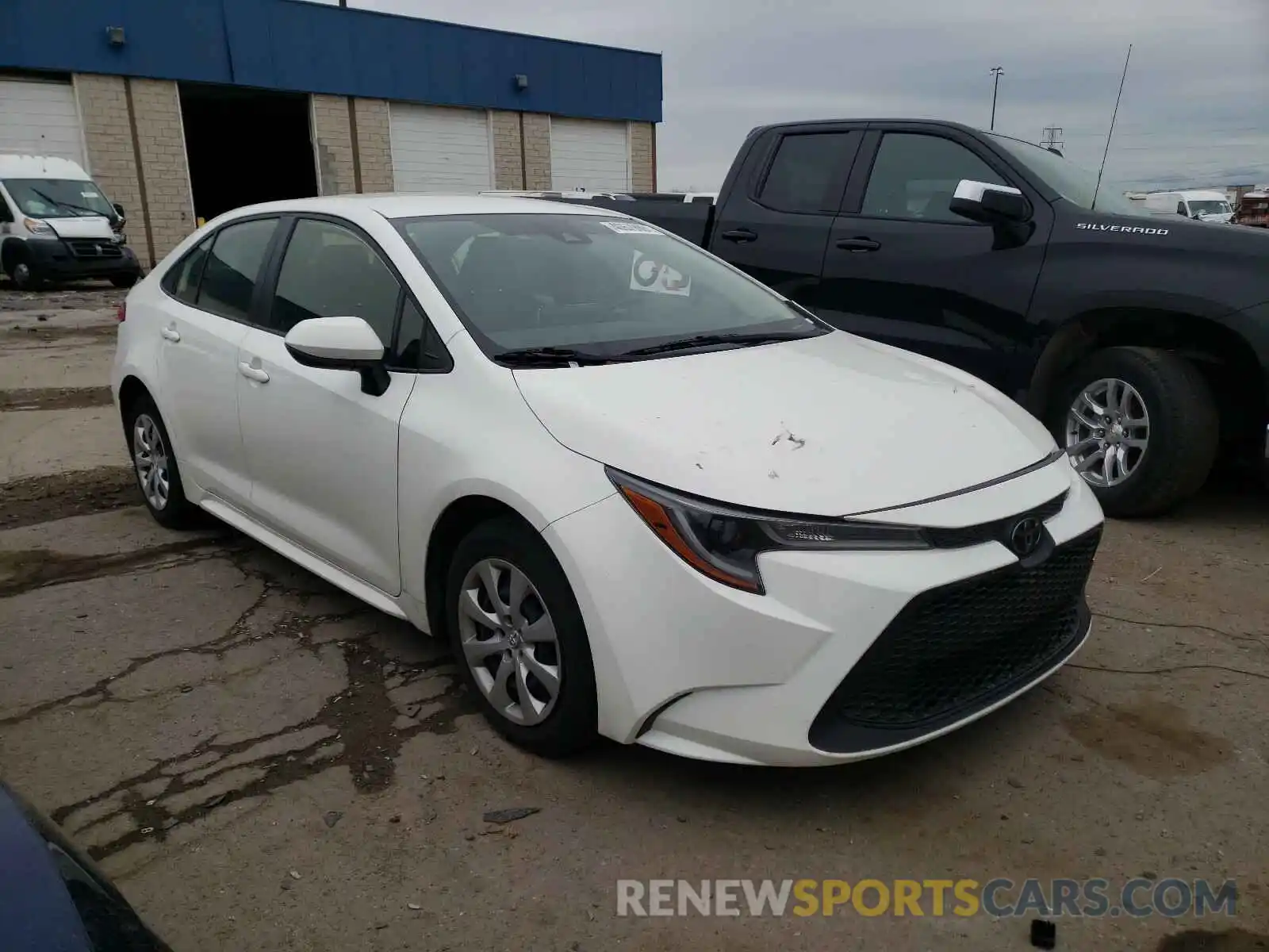 1 Photograph of a damaged car JTDEPRAE4LJ026132 TOYOTA COROLLA 2020