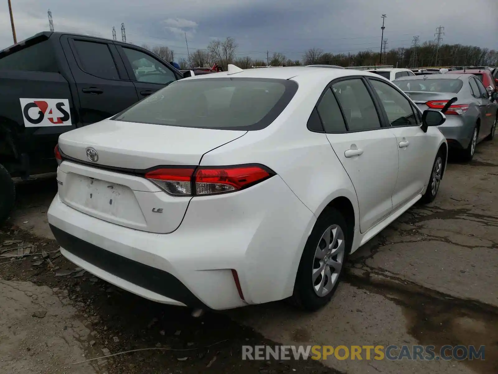 4 Photograph of a damaged car JTDEPRAE4LJ026132 TOYOTA COROLLA 2020