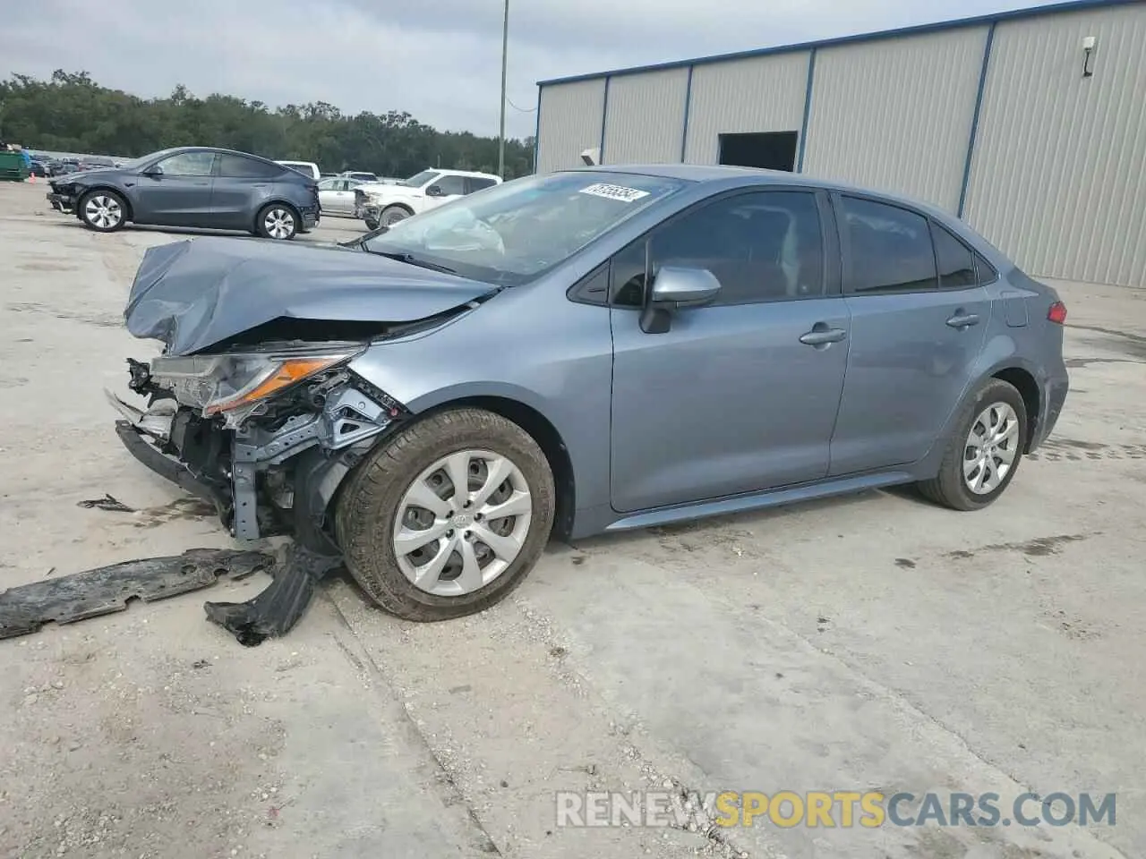 1 Photograph of a damaged car JTDEPRAE4LJ028799 TOYOTA COROLLA 2020