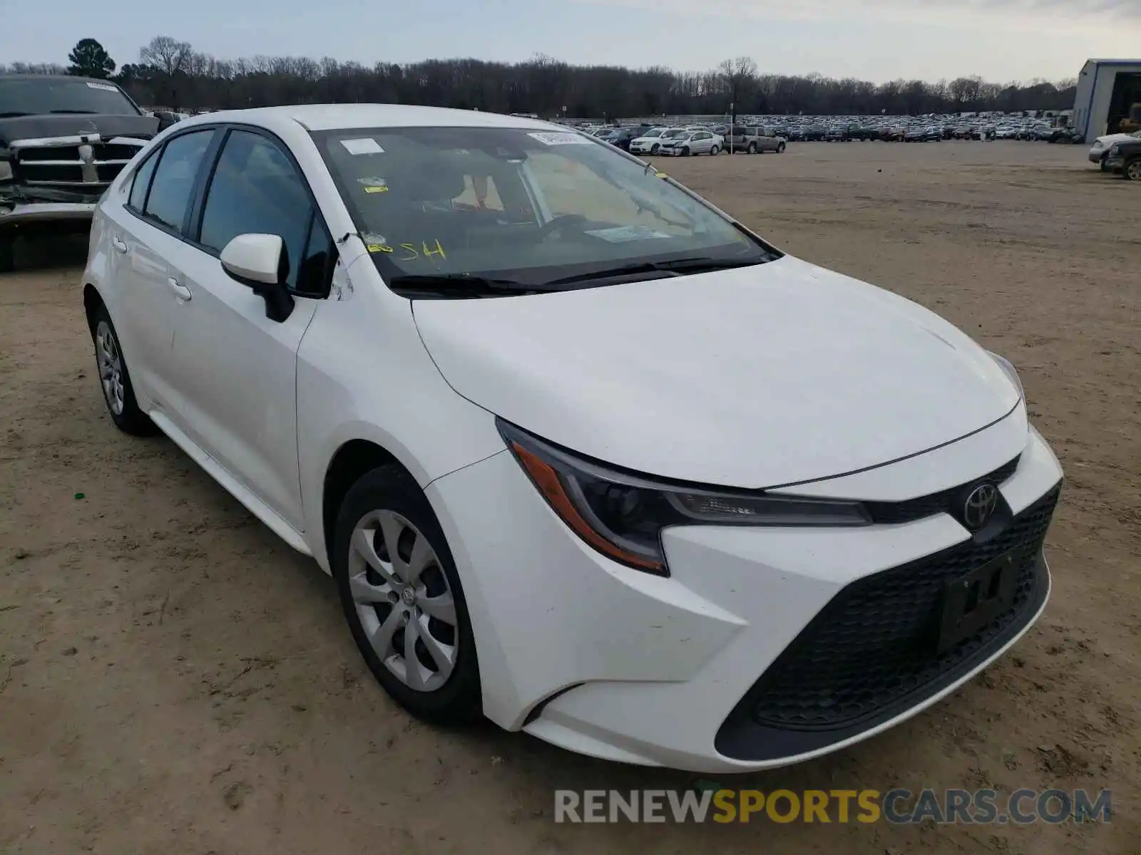 1 Photograph of a damaged car JTDEPRAE4LJ028916 TOYOTA COROLLA 2020