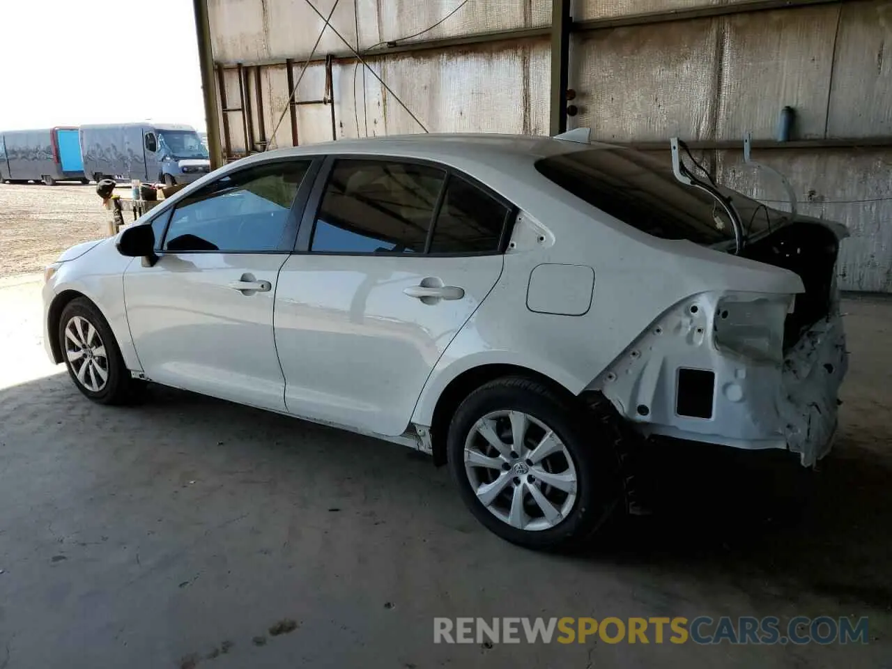 2 Photograph of a damaged car JTDEPRAE4LJ031654 TOYOTA COROLLA 2020