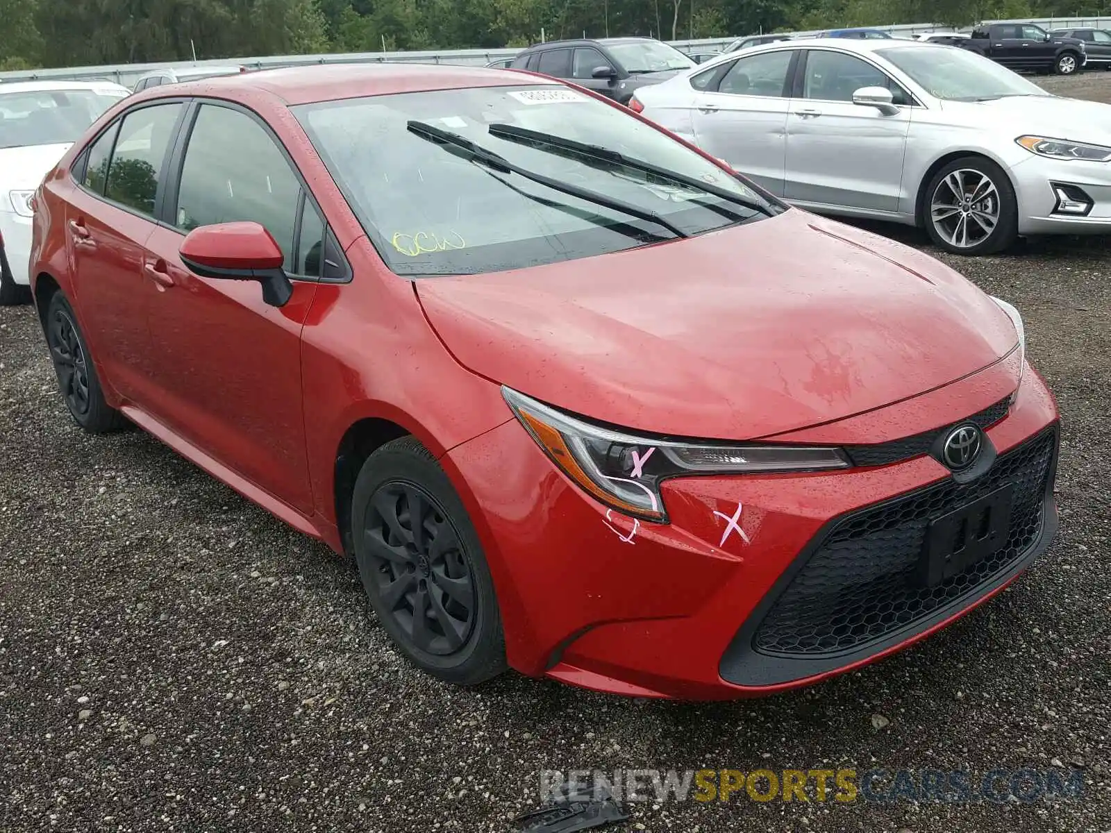 1 Photograph of a damaged car JTDEPRAE4LJ034165 TOYOTA COROLLA 2020