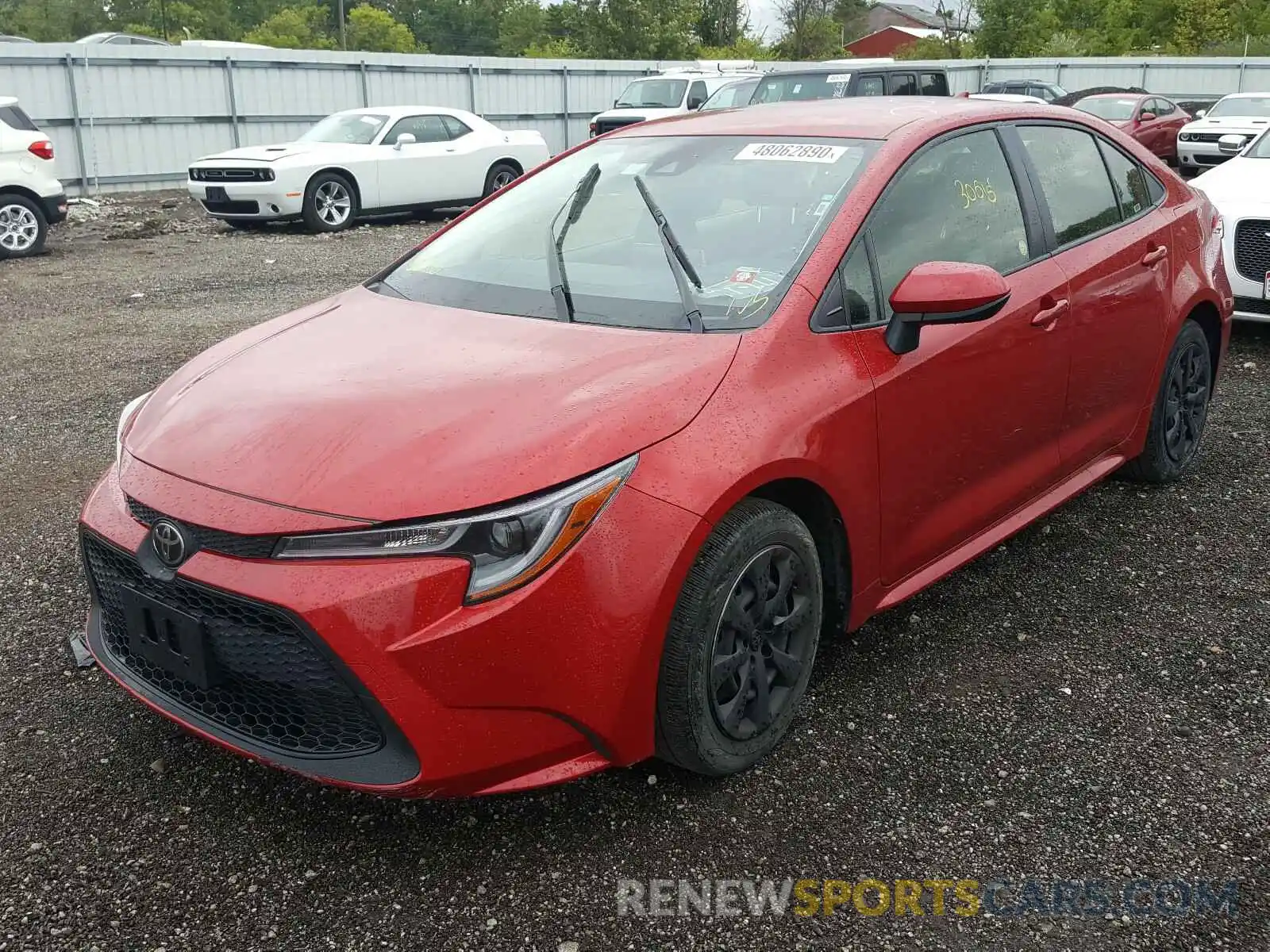 2 Photograph of a damaged car JTDEPRAE4LJ034165 TOYOTA COROLLA 2020