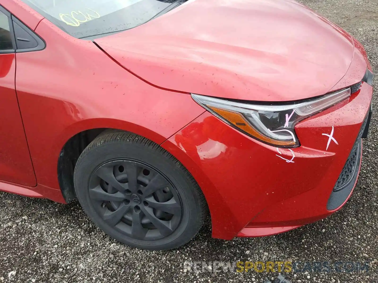 9 Photograph of a damaged car JTDEPRAE4LJ034165 TOYOTA COROLLA 2020