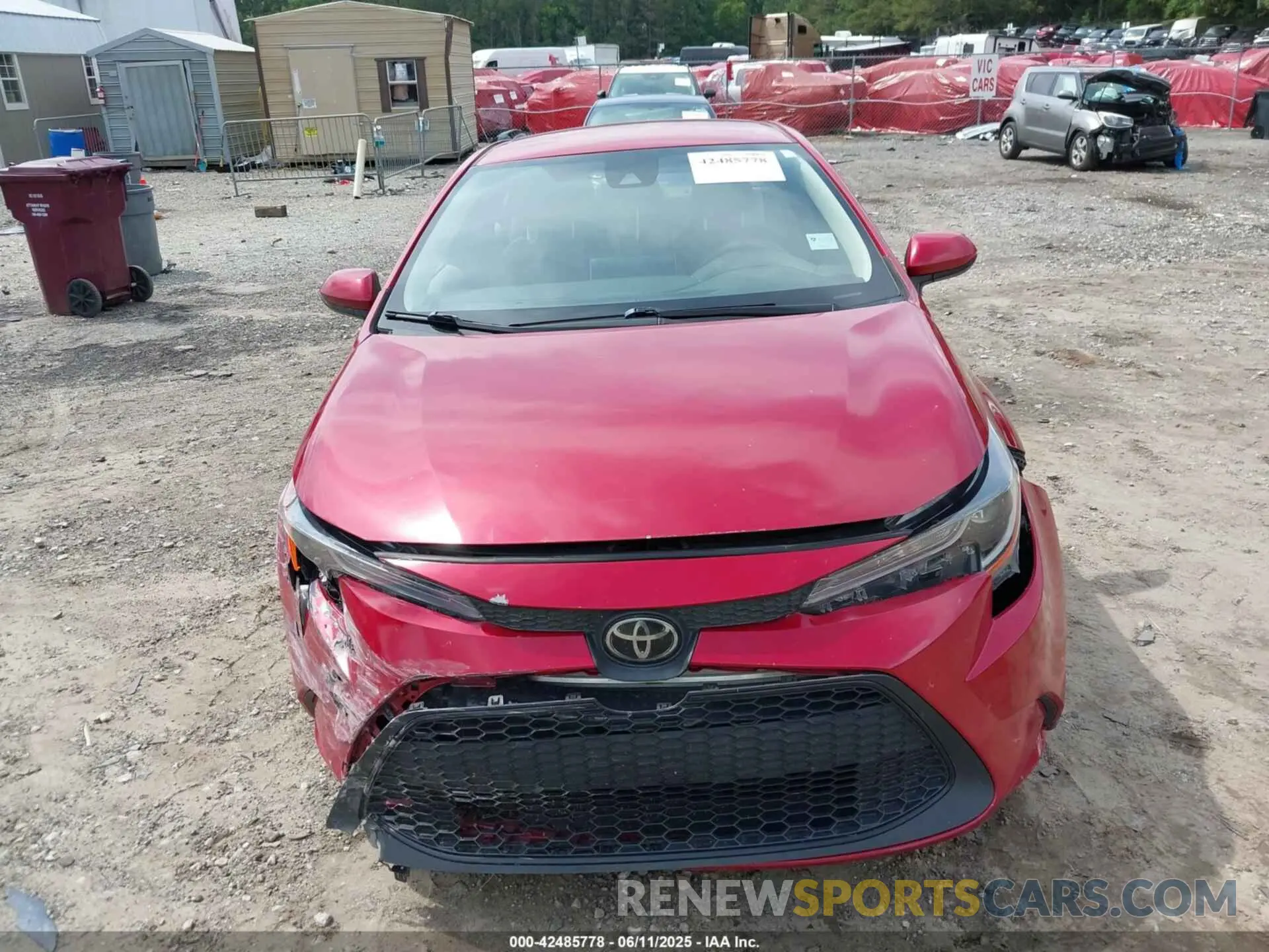 12 Photograph of a damaged car JTDEPRAE4LJ034201 TOYOTA COROLLA 2020