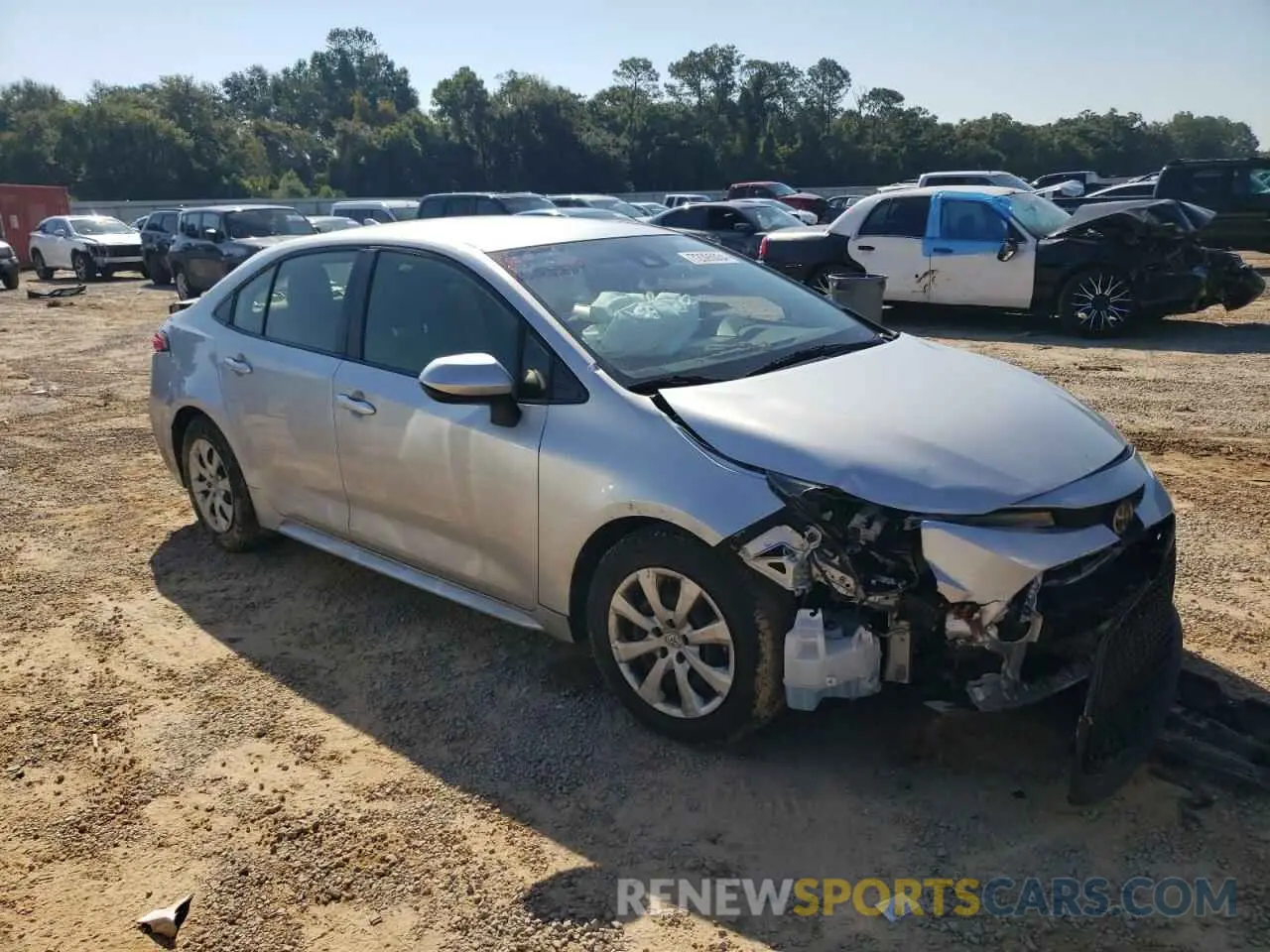 4 Photograph of a damaged car JTDEPRAE4LJ037051 TOYOTA COROLLA 2020