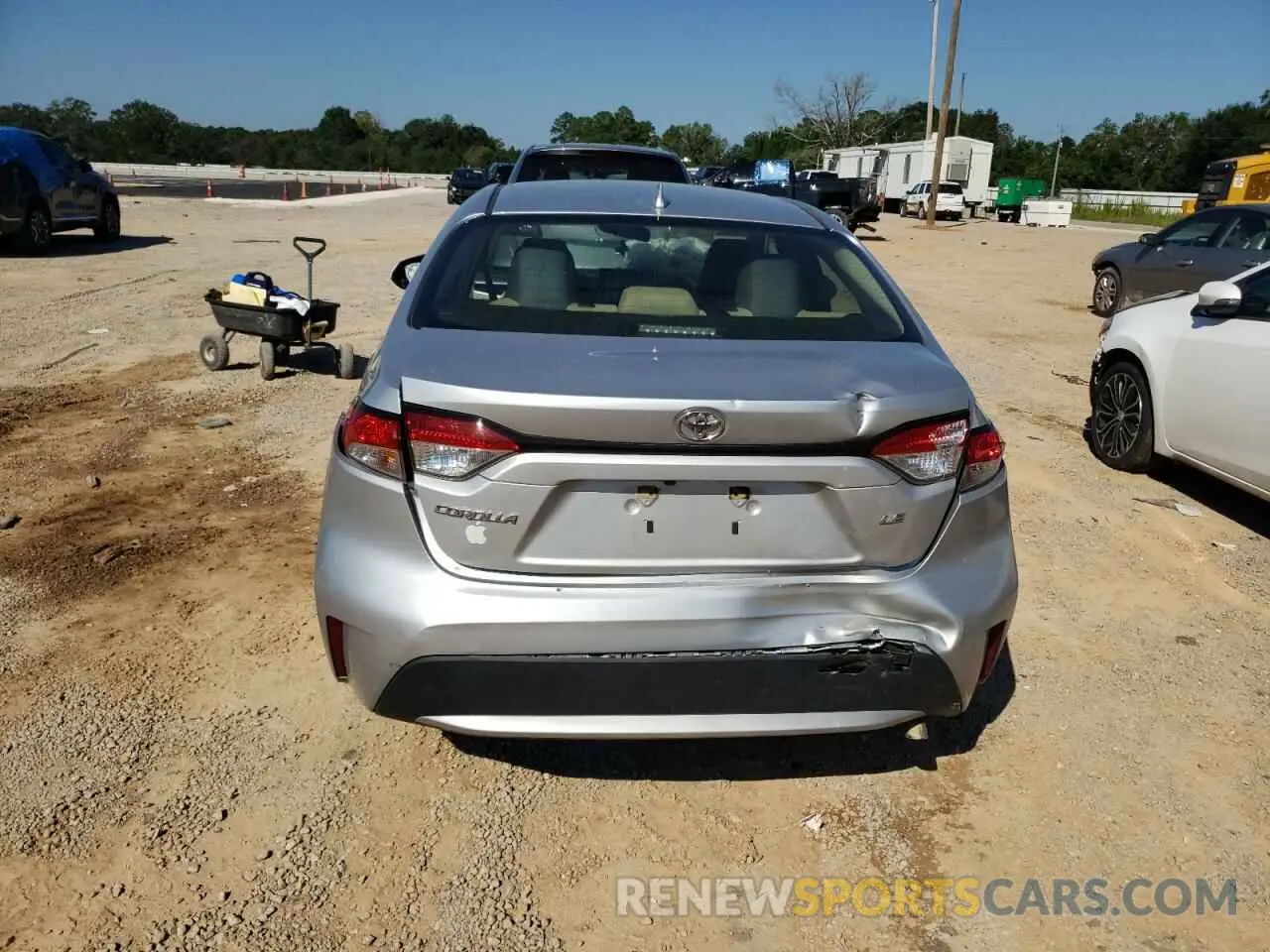 6 Photograph of a damaged car JTDEPRAE4LJ037051 TOYOTA COROLLA 2020