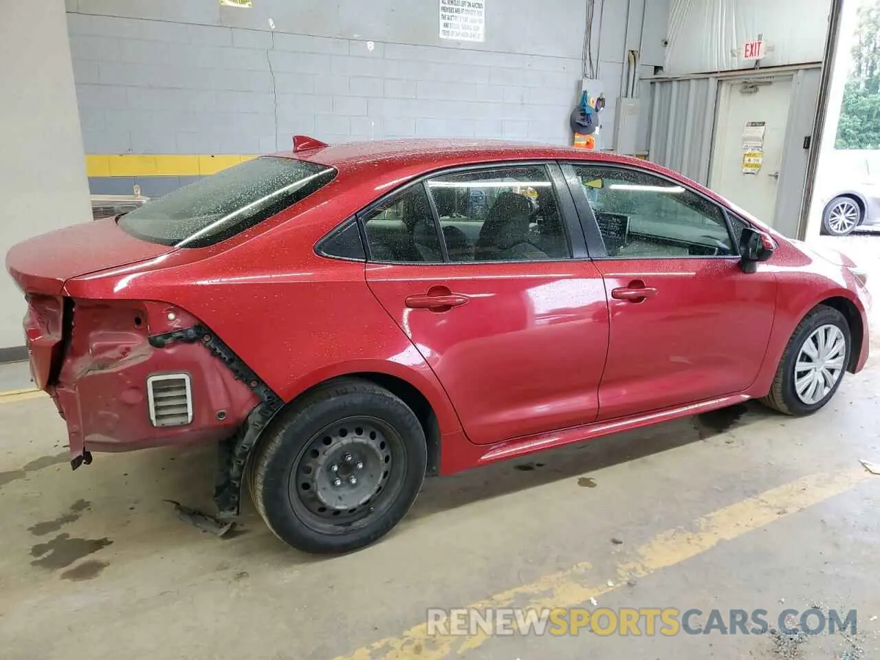3 Photograph of a damaged car JTDEPRAE4LJ037292 TOYOTA COROLLA 2020
