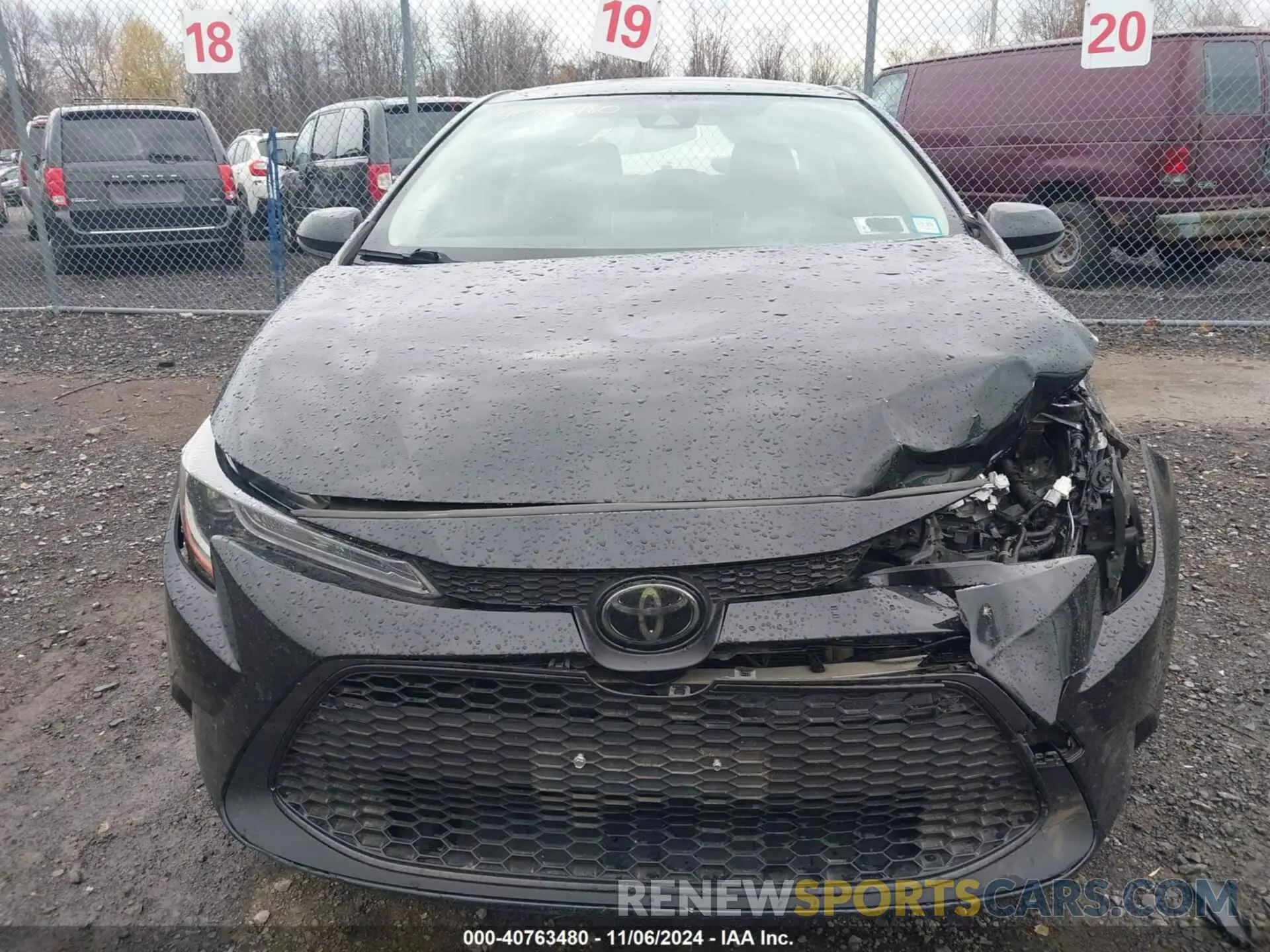 12 Photograph of a damaged car JTDEPRAE4LJ037843 TOYOTA COROLLA 2020