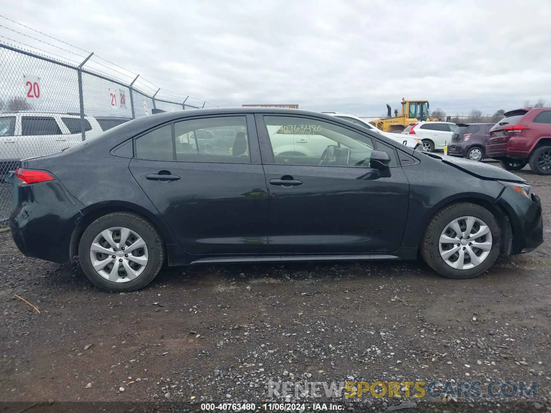13 Photograph of a damaged car JTDEPRAE4LJ037843 TOYOTA COROLLA 2020