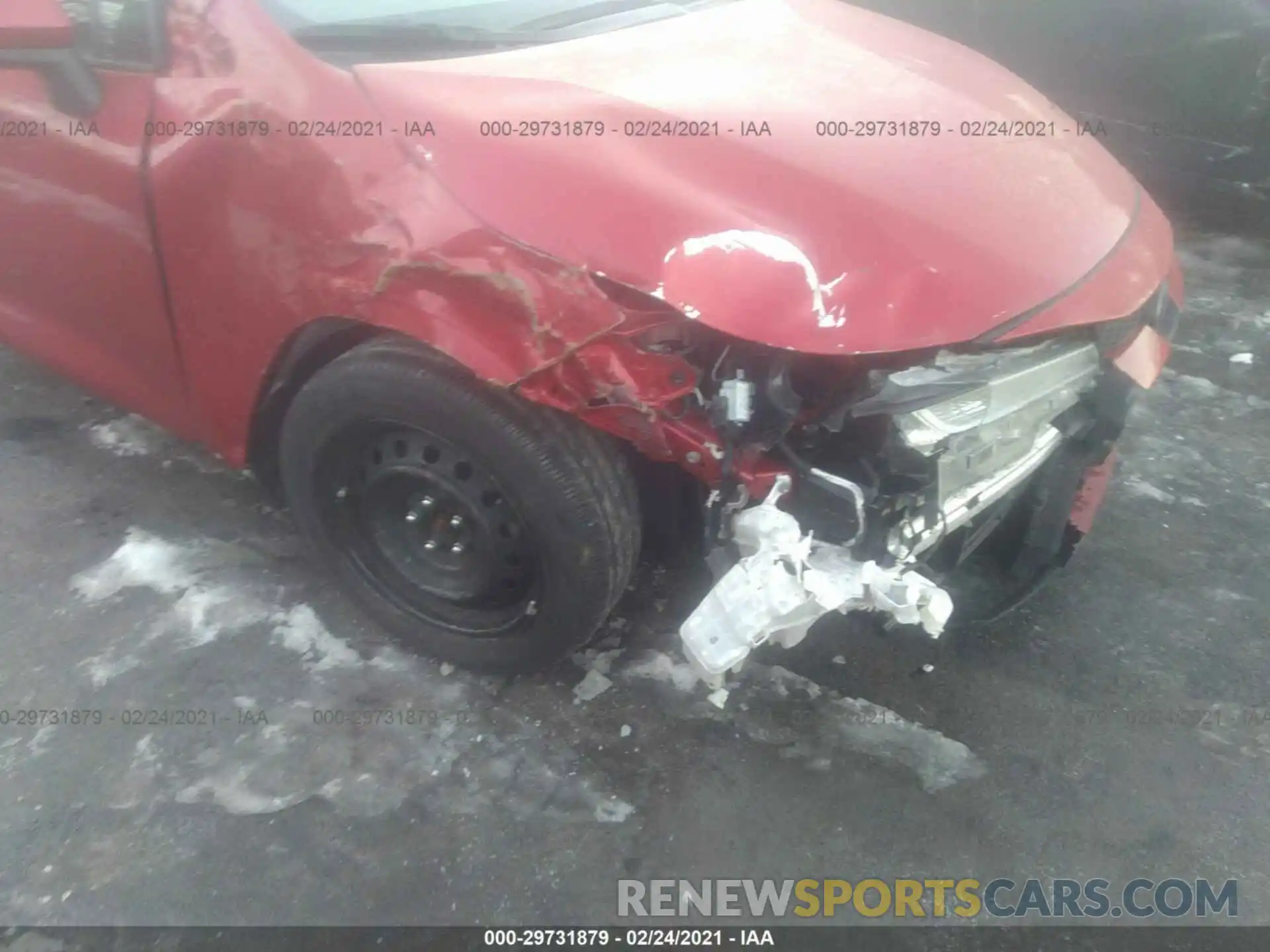 6 Photograph of a damaged car JTDEPRAE4LJ038734 TOYOTA COROLLA 2020