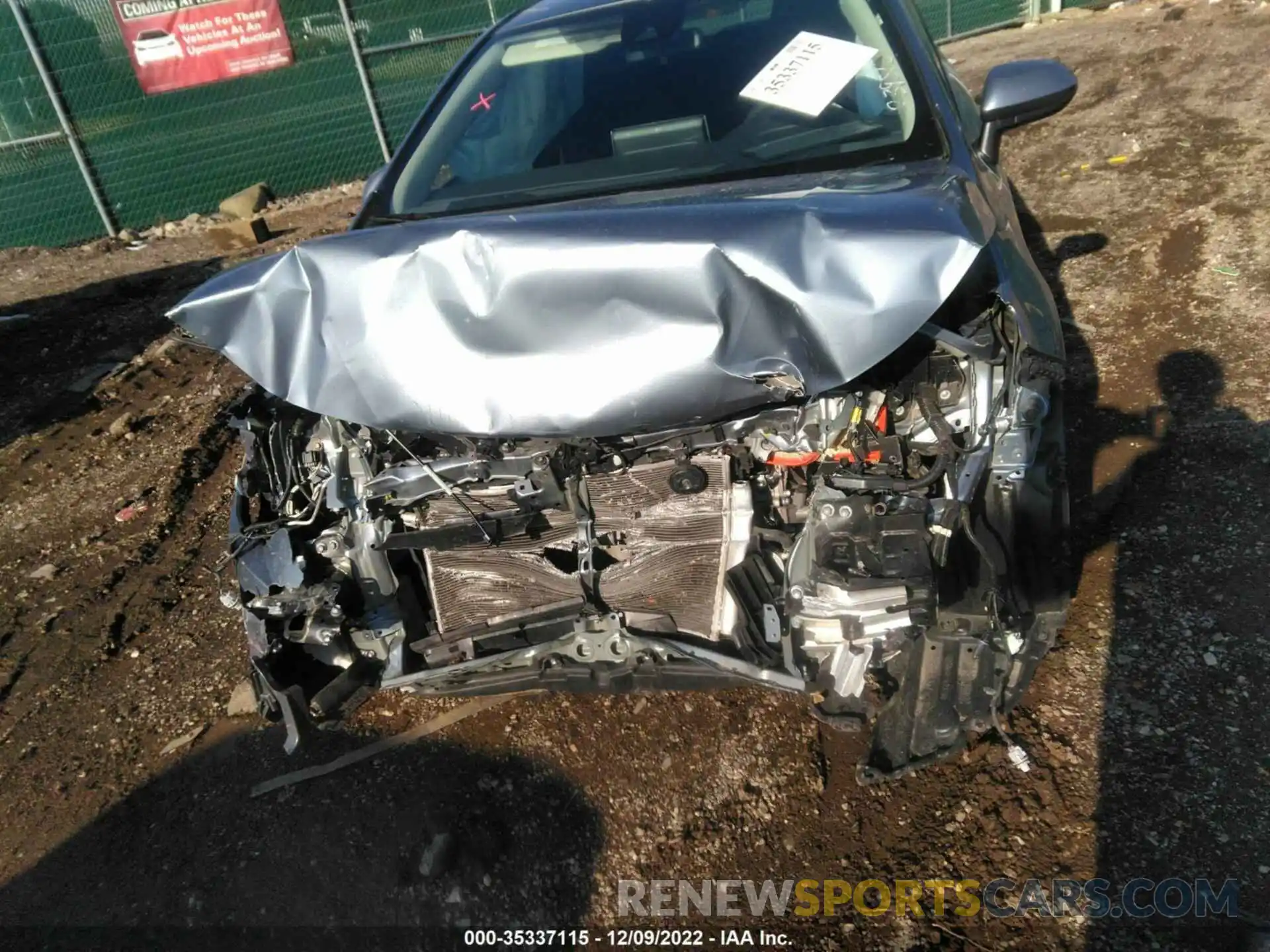 6 Photograph of a damaged car JTDEPRAE4LJ039818 TOYOTA COROLLA 2020