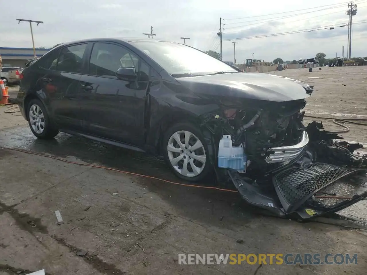 4 Photograph of a damaged car JTDEPRAE4LJ040628 TOYOTA COROLLA 2020