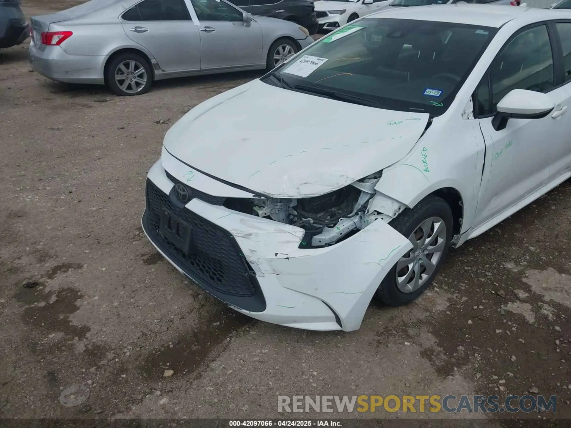 6 Photograph of a damaged car JTDEPRAE4LJ043254 TOYOTA COROLLA 2020