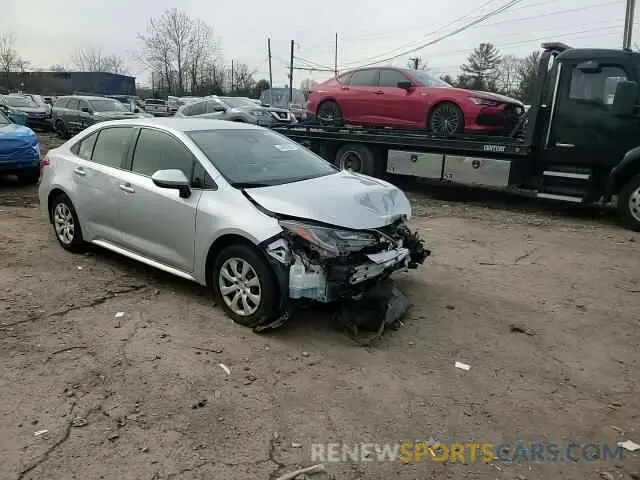 10 Photograph of a damaged car JTDEPRAE4LJ043612 TOYOTA COROLLA 2020