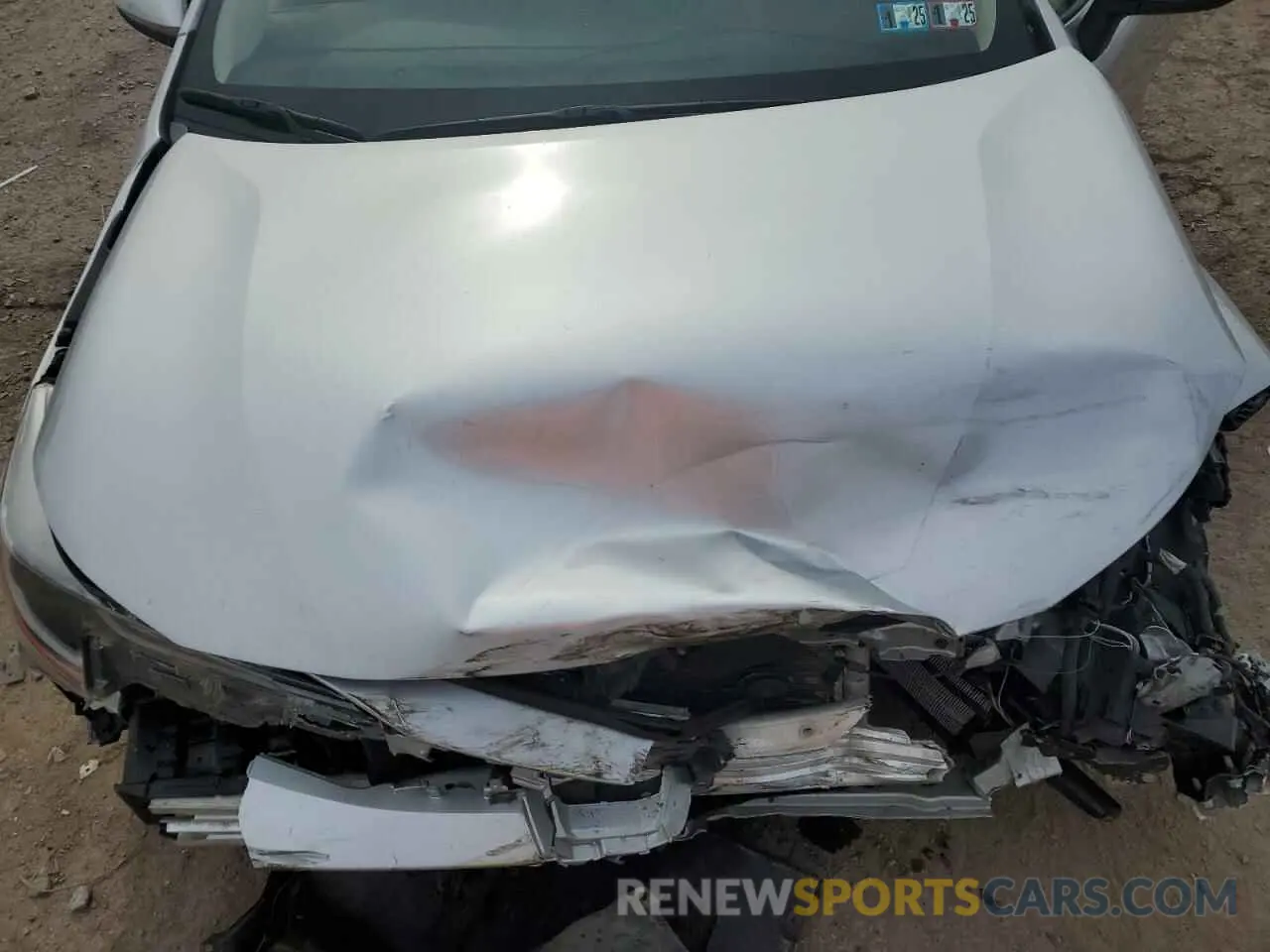 13 Photograph of a damaged car JTDEPRAE4LJ043612 TOYOTA COROLLA 2020