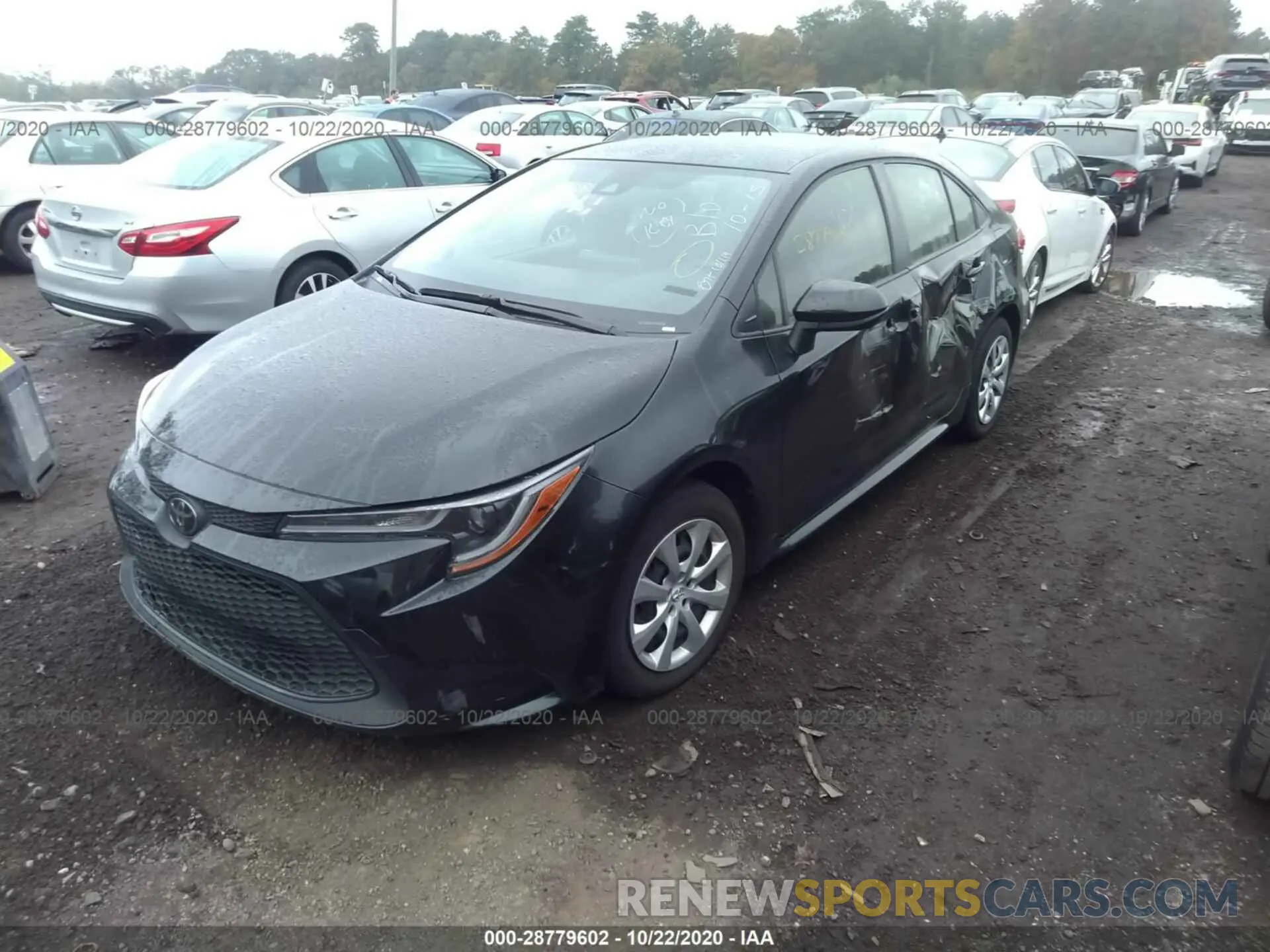 2 Photograph of a damaged car JTDEPRAE4LJ045361 TOYOTA COROLLA 2020
