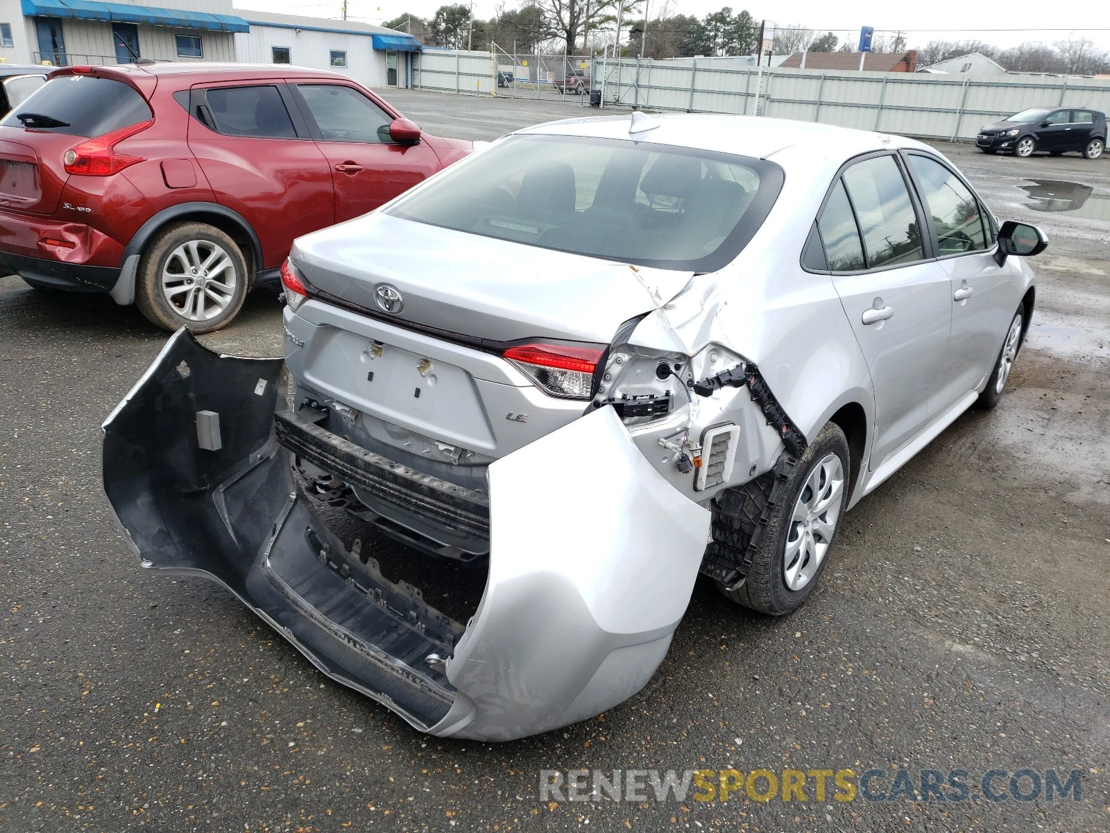 4 Photograph of a damaged car JTDEPRAE4LJ046719 TOYOTA COROLLA 2020