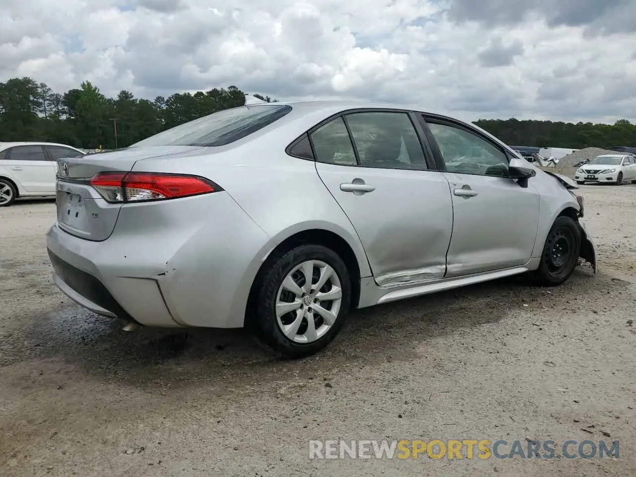 3 Photograph of a damaged car JTDEPRAE4LJ049877 TOYOTA COROLLA 2020