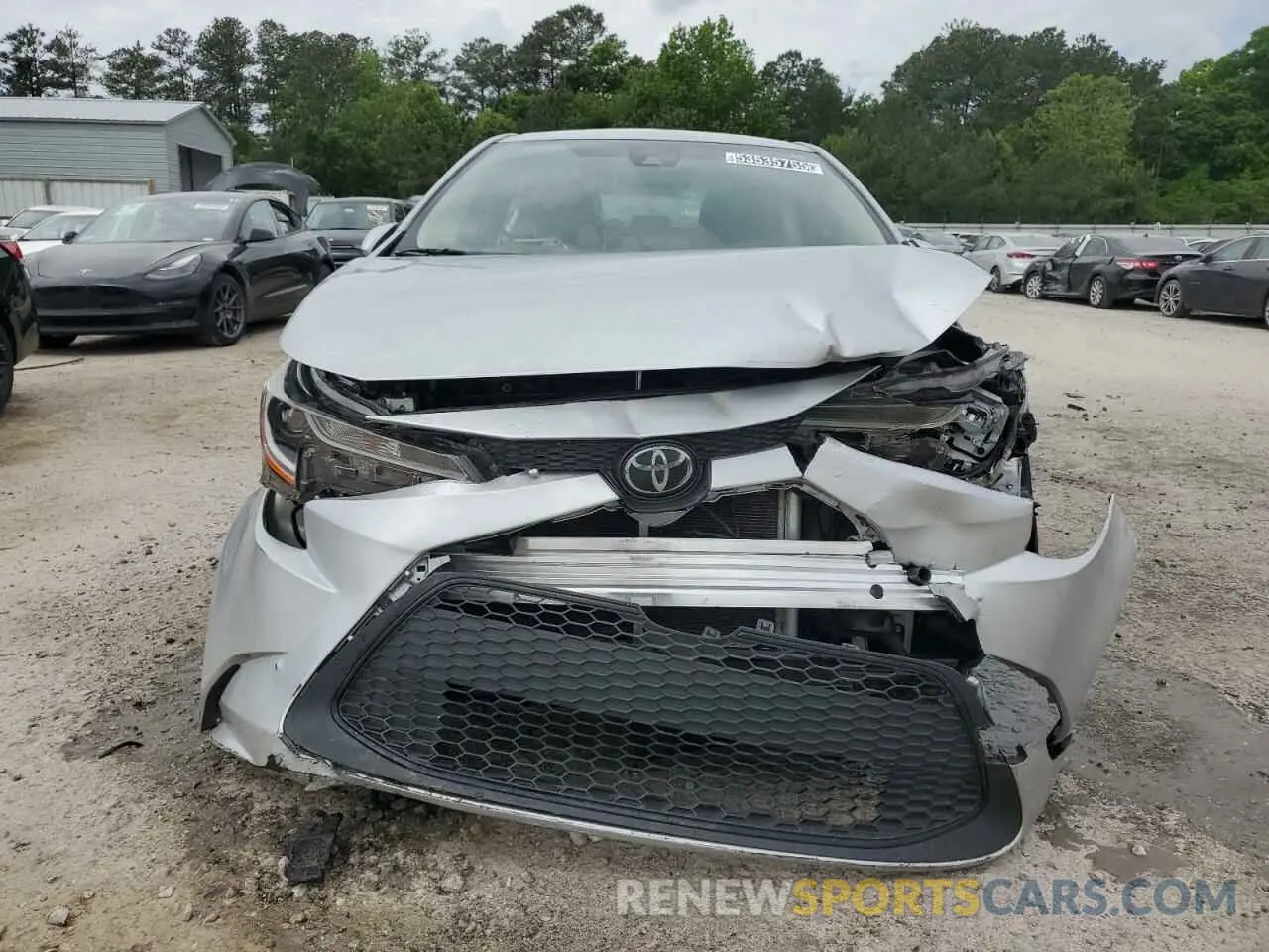 5 Photograph of a damaged car JTDEPRAE4LJ049877 TOYOTA COROLLA 2020