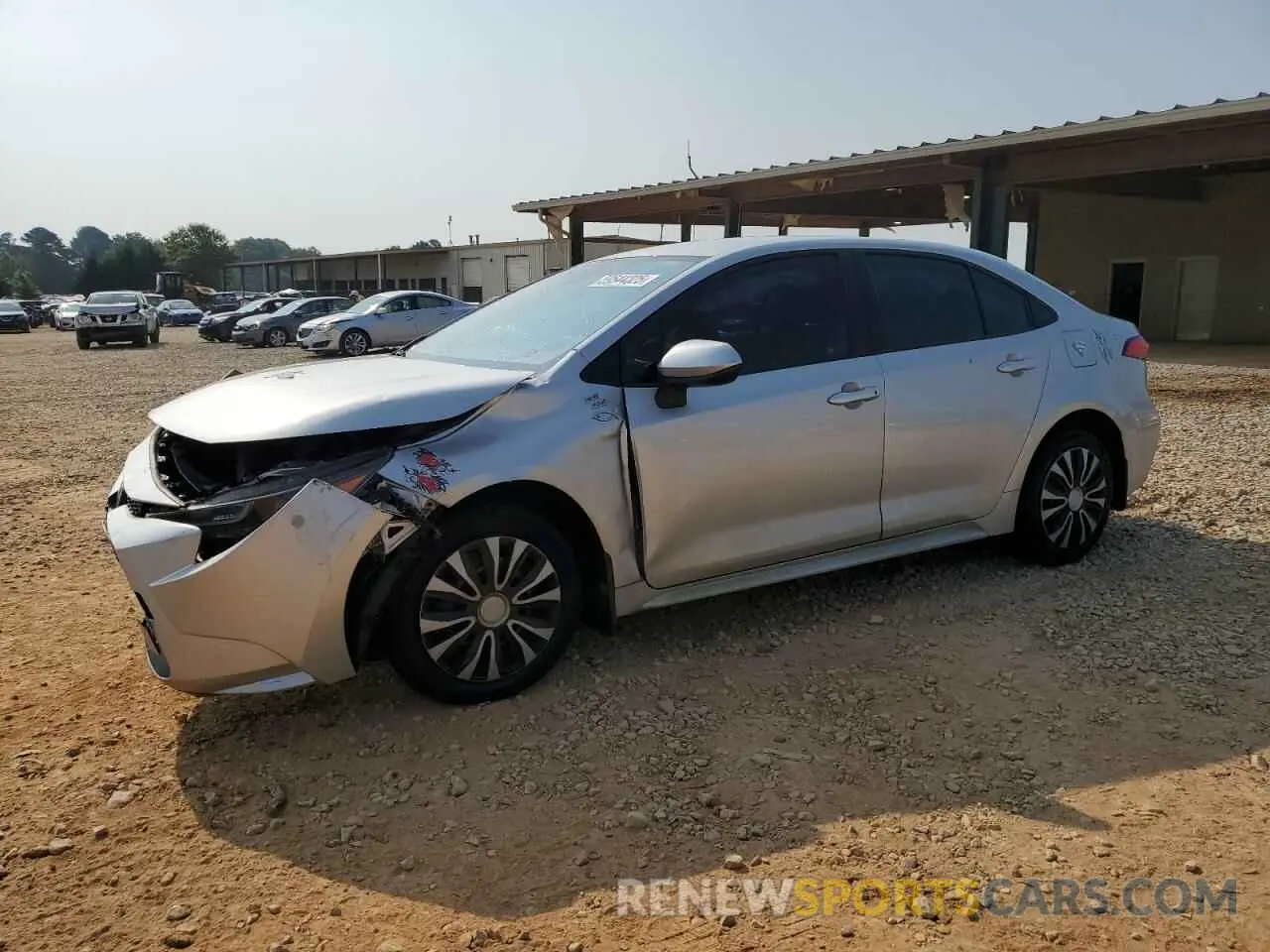 1 Photograph of a damaged car JTDEPRAE4LJ052570 TOYOTA COROLLA 2020