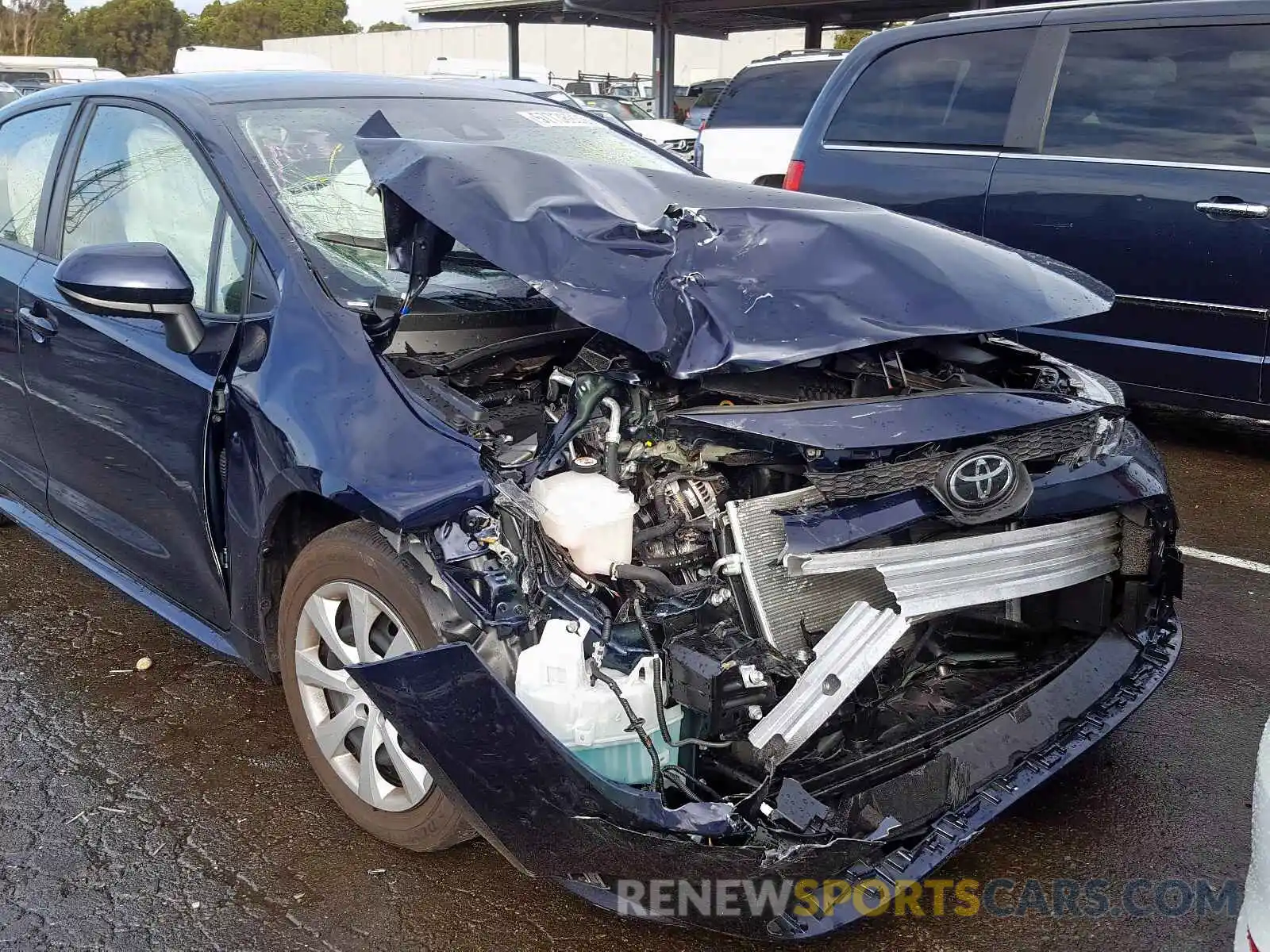 9 Photograph of a damaged car JTDEPRAE4LJ052861 TOYOTA COROLLA 2020