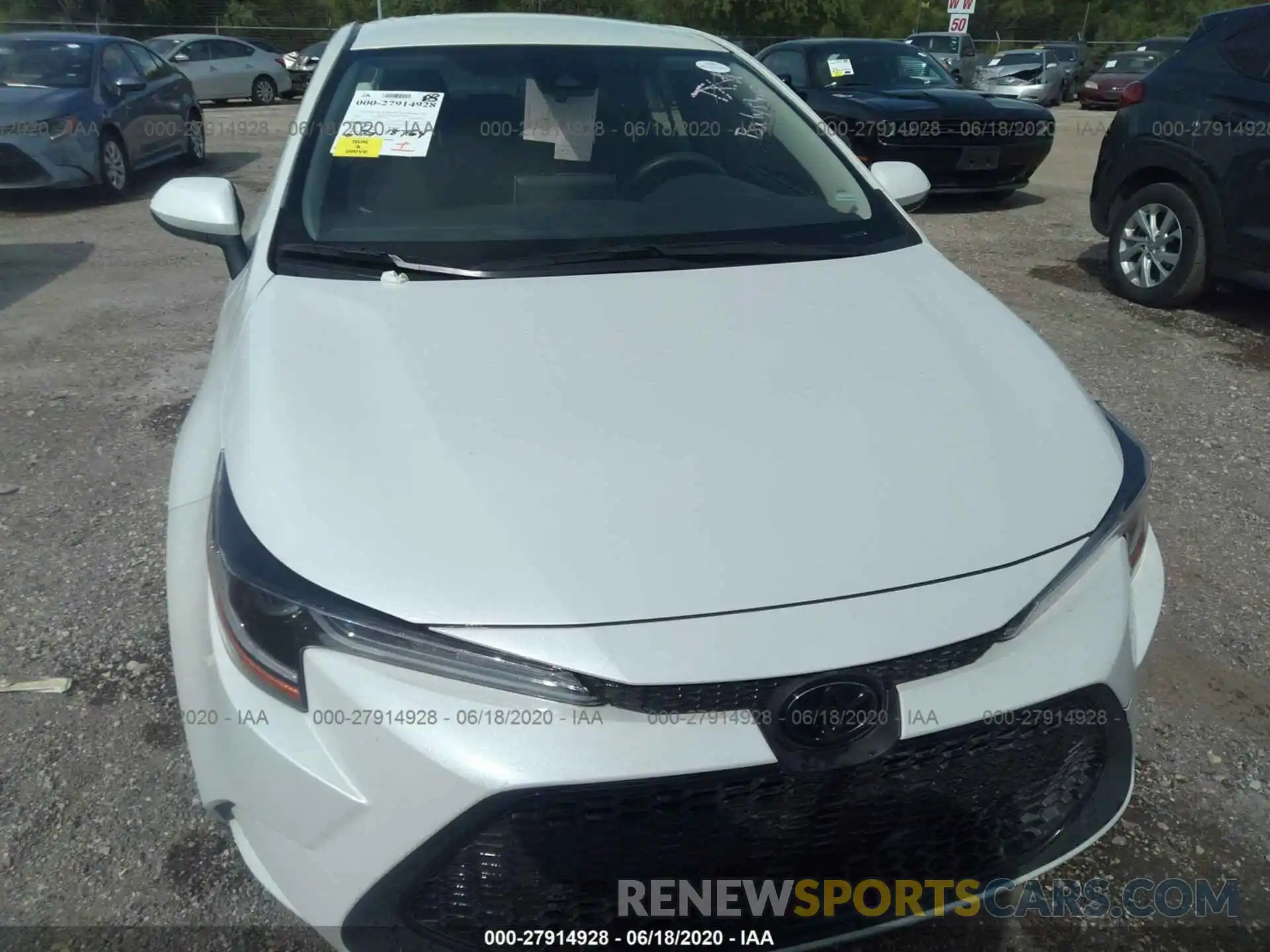 6 Photograph of a damaged car JTDEPRAE4LJ056134 TOYOTA COROLLA 2020