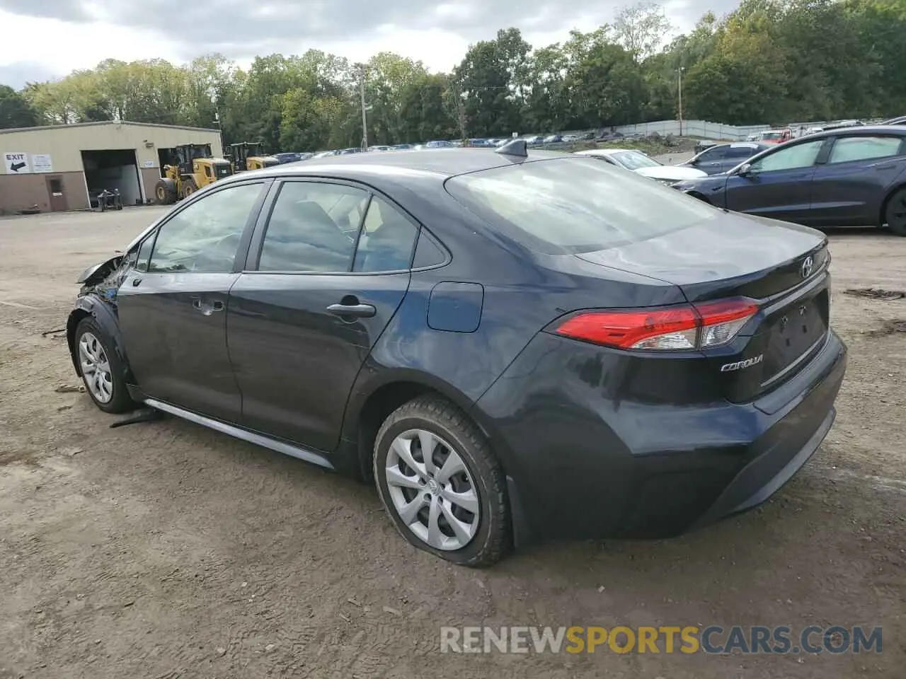 2 Photograph of a damaged car JTDEPRAE4LJ057509 TOYOTA COROLLA 2020