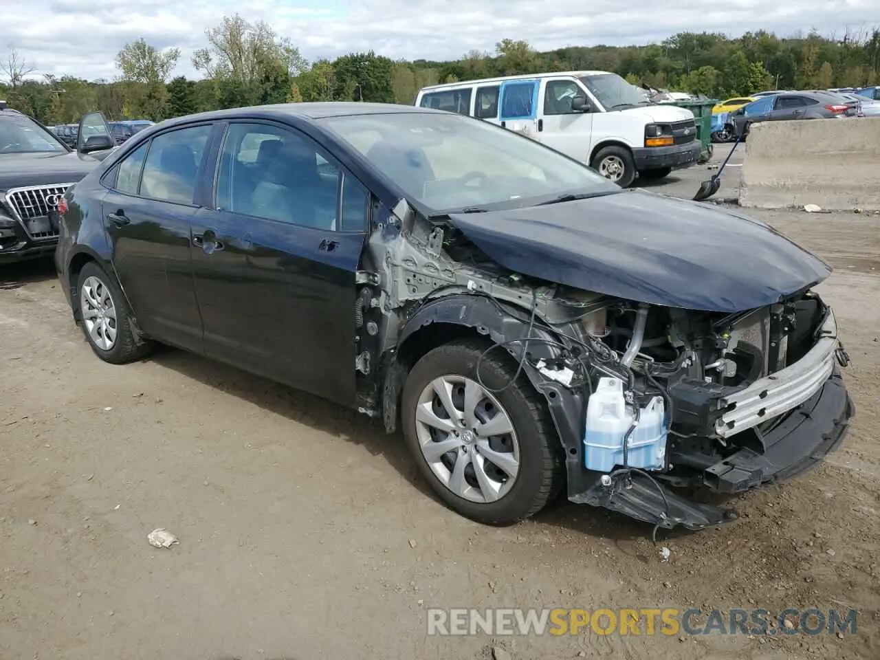 4 Photograph of a damaged car JTDEPRAE4LJ057509 TOYOTA COROLLA 2020