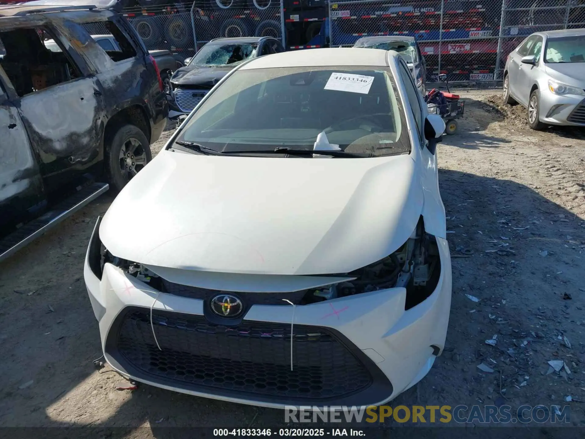 12 Photograph of a damaged car JTDEPRAE4LJ057655 TOYOTA COROLLA 2020